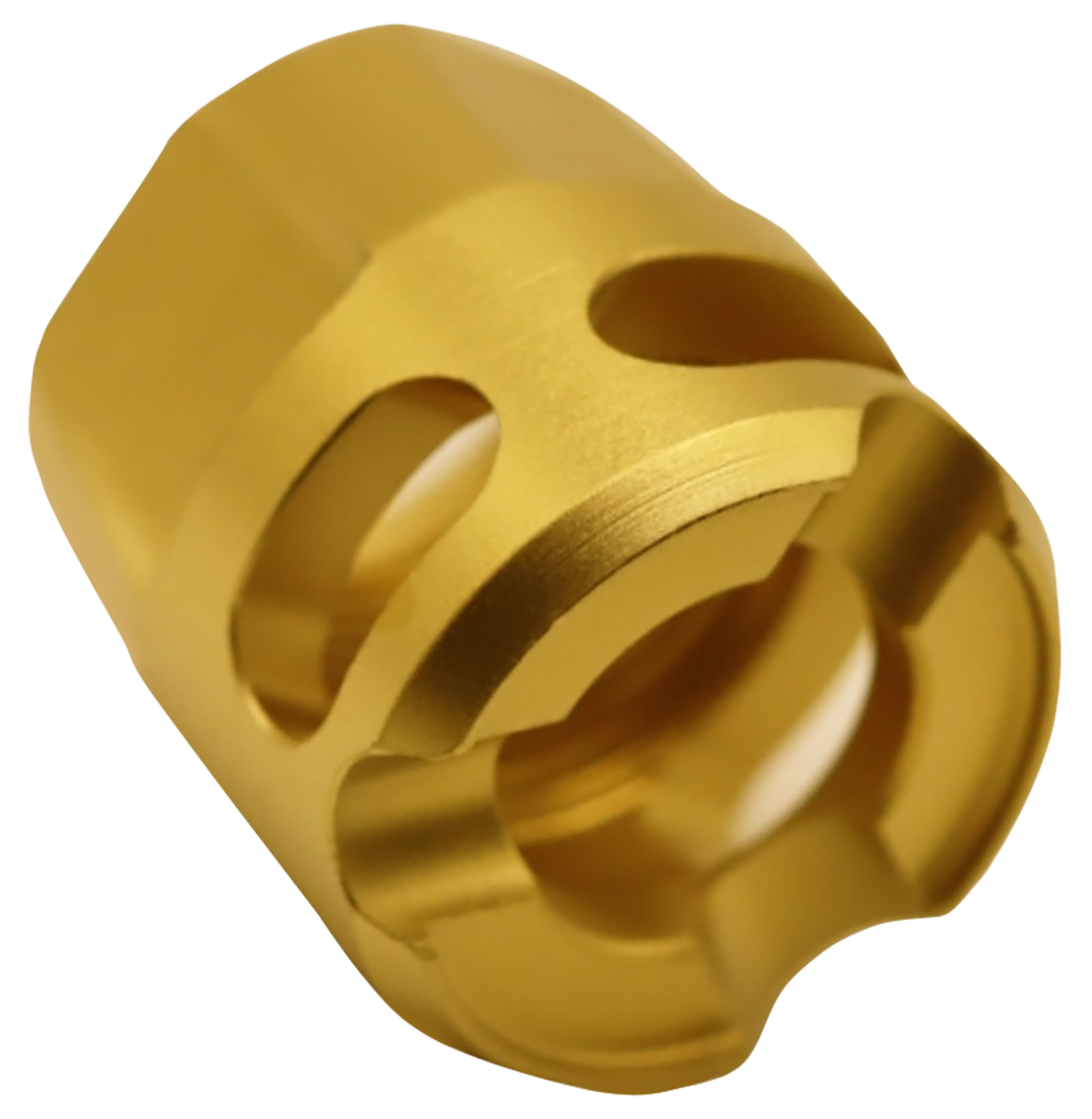 True Precision 9mm Micro Compensator Y Type Gold TiN Half by Twenty Eight