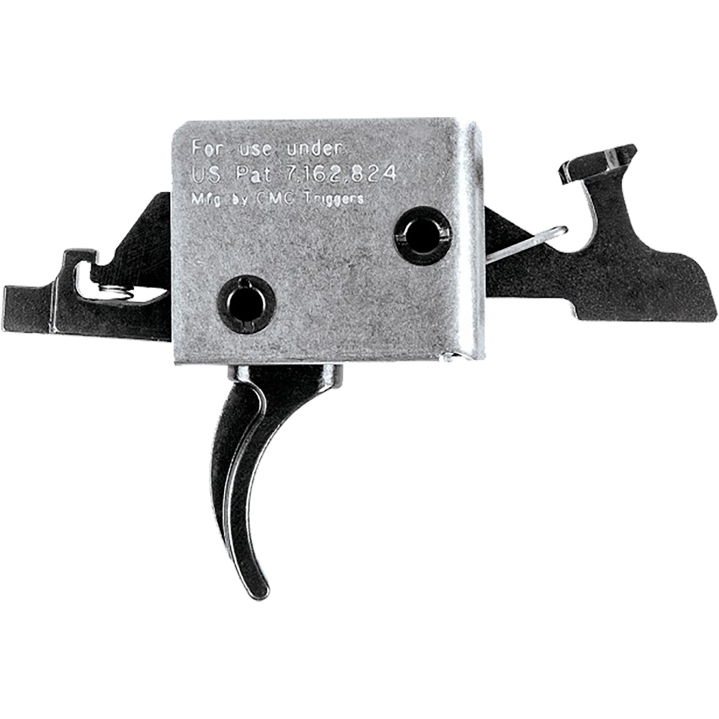 CMC Triggers Ar15 Ar10 Two Stage Trigger Curved Large Pin 2 lb Set 2 lb Release