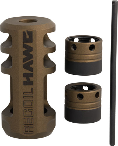 Browning Recoil Hawg Muzzle Brake Burnt Bronze Multi-Caliber Design