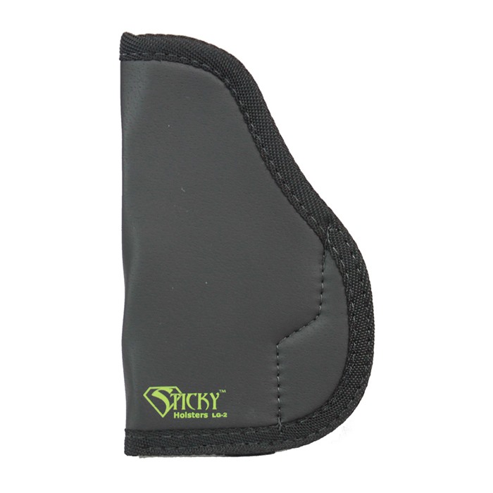 Sticky Holsters LG2 LG-2  Black/Green Latex Free Rubber Fits Med/Lg Semi-Auto Ambidextrous