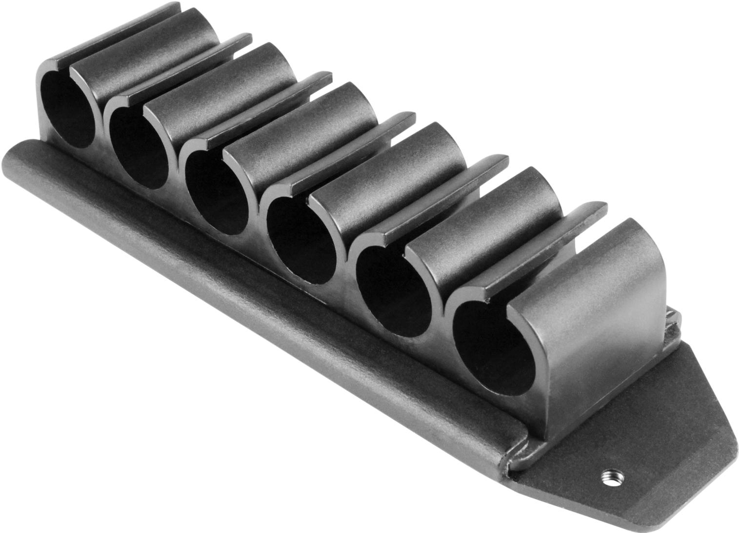 Aim Sports MM6RK Side Shell Carrier  Polymer w/Aluminum Mounting Plate 12 Gauge Capacity 6rd 500,590,500A Shotgun Mounting Plate Mount