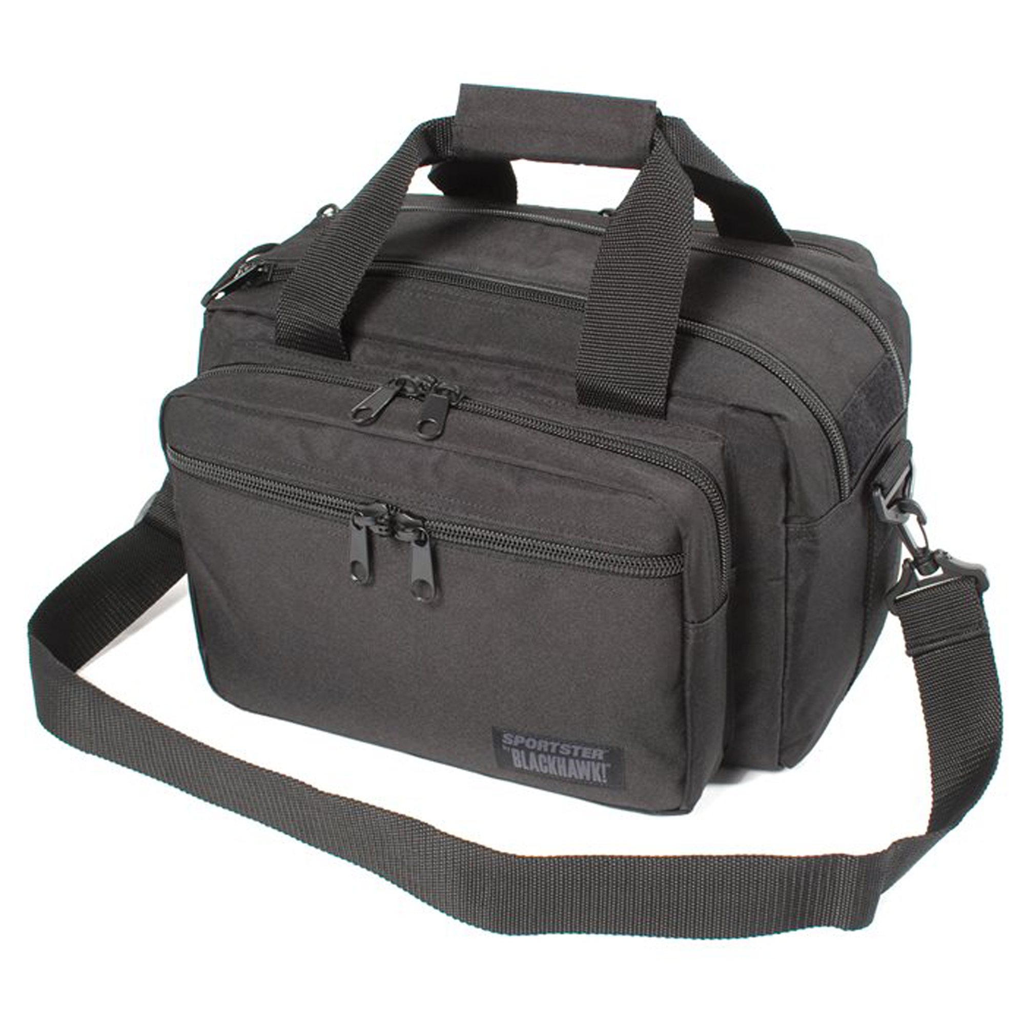 Blackhawk 74RB01BK Sportster Deluxe Black 600D Polyester Holds 2 Handguns
