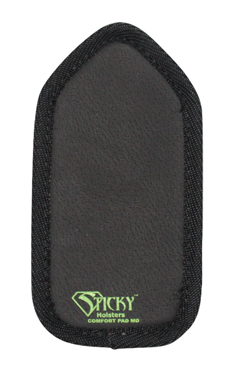 Sticky Holsters COMFORTPADMD Comfort Pad Holster Cushion IWB Size Medium Black Foam Hook & Loop Ambidextrous