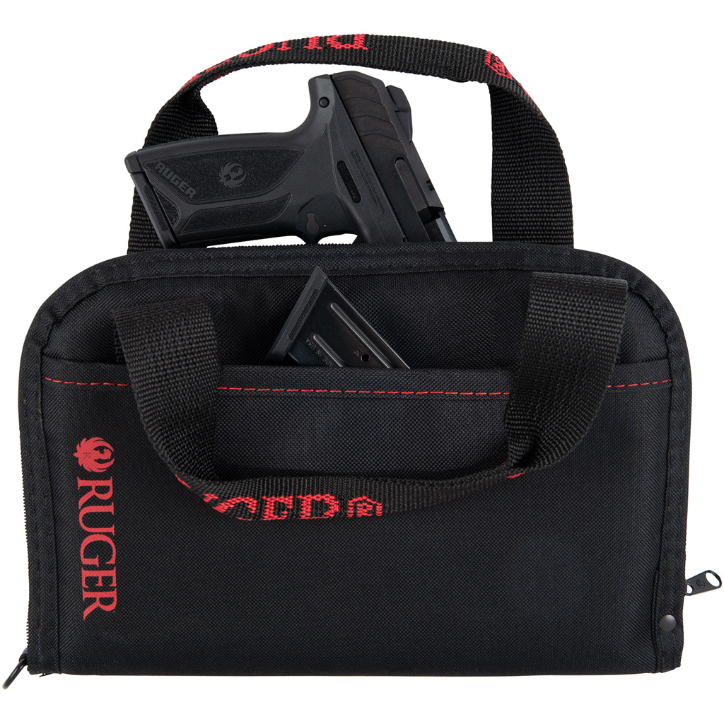 Ruger 3645 Pistol Tote  Black Endura 11.50"x 8"x 1" Holds 1 Pistol