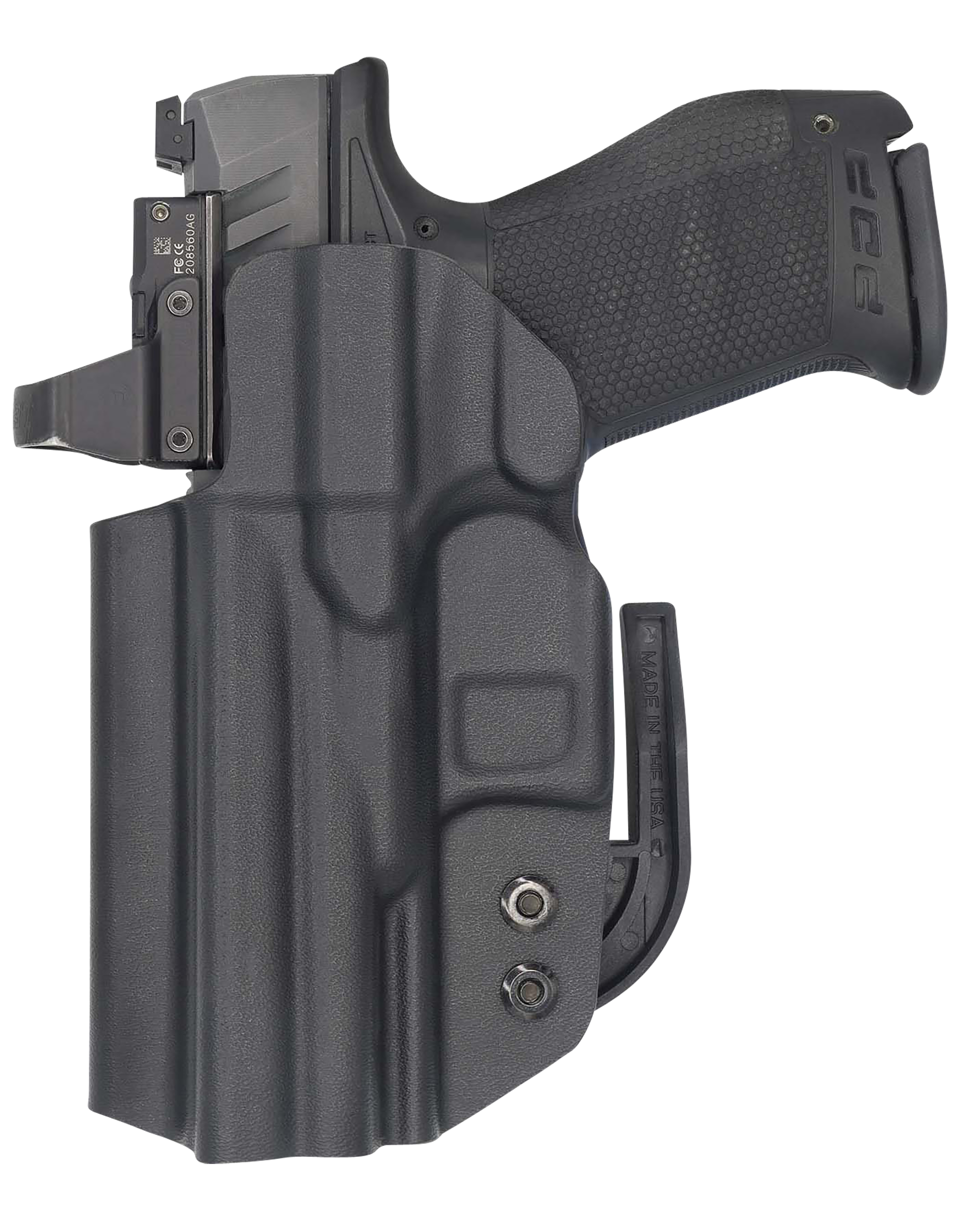 C&G Holsters 1214100 Covert  IWB Black Kydex Belt Clip Fits Walther PDP 4" Right Hand