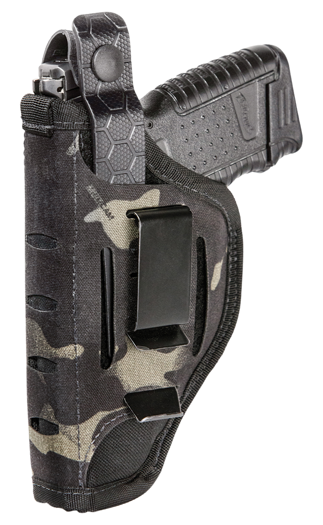 Sentry 35AH05BK Nylon  IWB/OWB Black Nylon Belt Clip/Belt Slide Fits Med/Lg Semi-Auto Fits 3.25-3.75" Barrel Ambidextrous