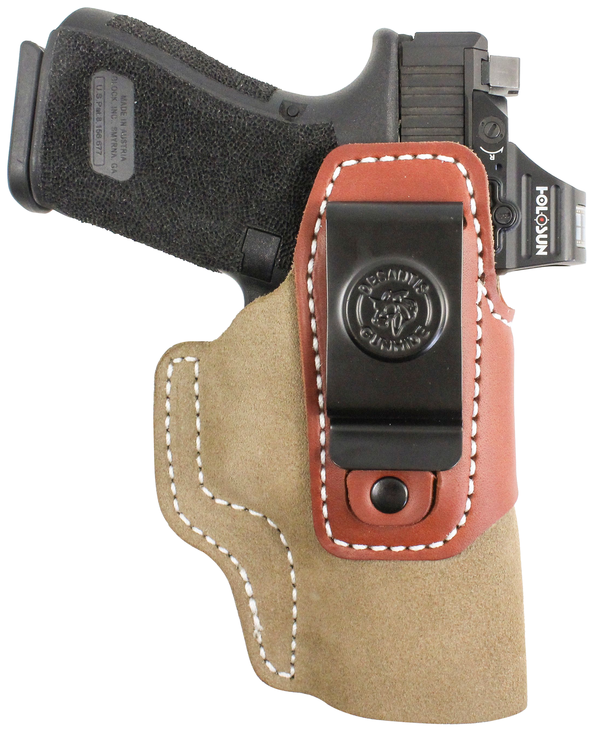 DeSantis Gunhide 215NJ8JZ0 Transit  IWB Natural Kydex/Leather Belt Clip Sig Sauer P365 Ambidextrous