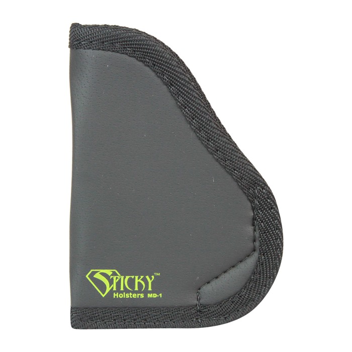 Sticky Holsters MD1 MD-1  Black/Green Latex Free Rubber Fits Small 9mm Ambidextrous