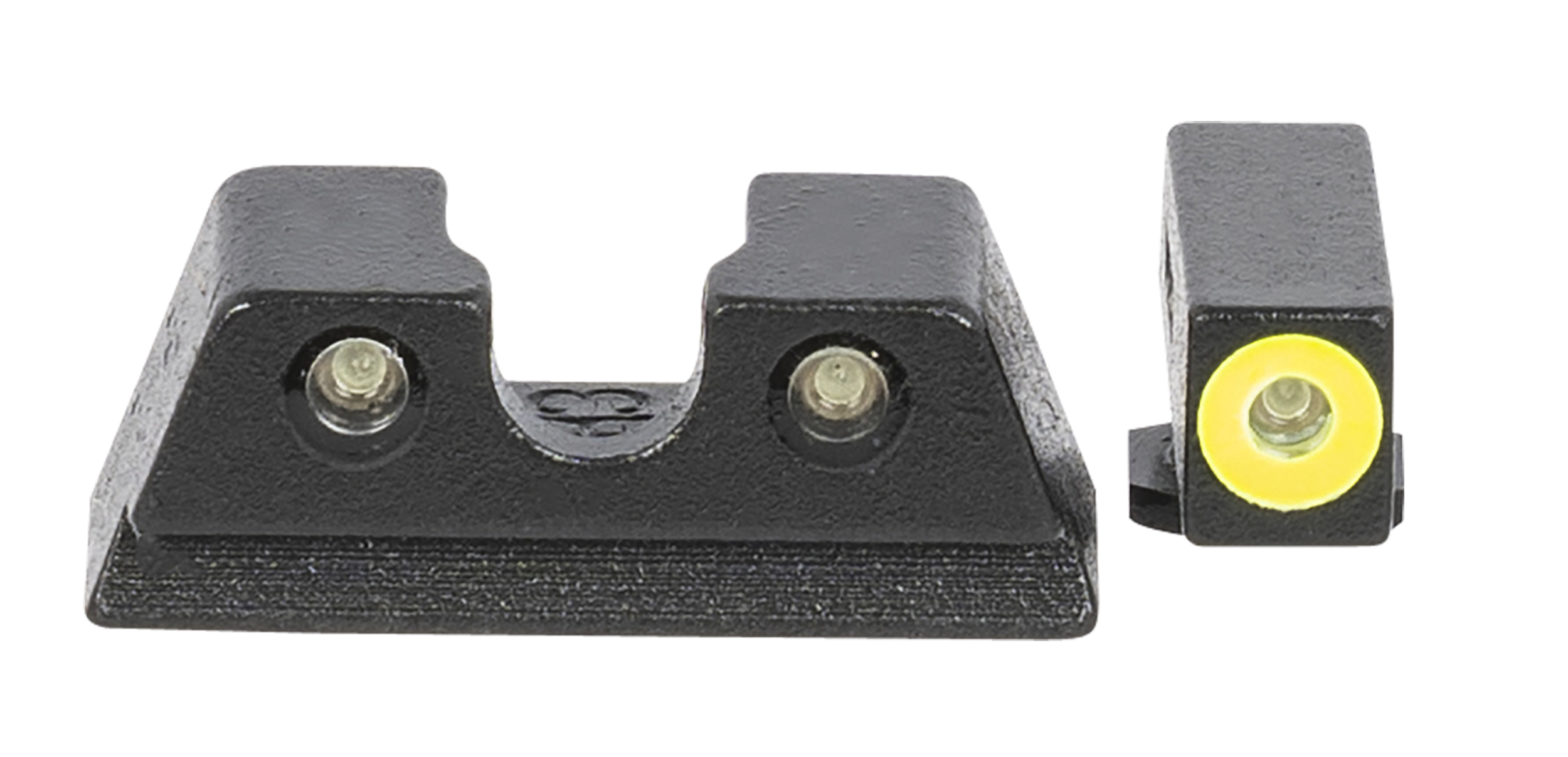 Meprolight Glock42/43 Green Front Sight Yellow Outline Green Tritium Rear Sight