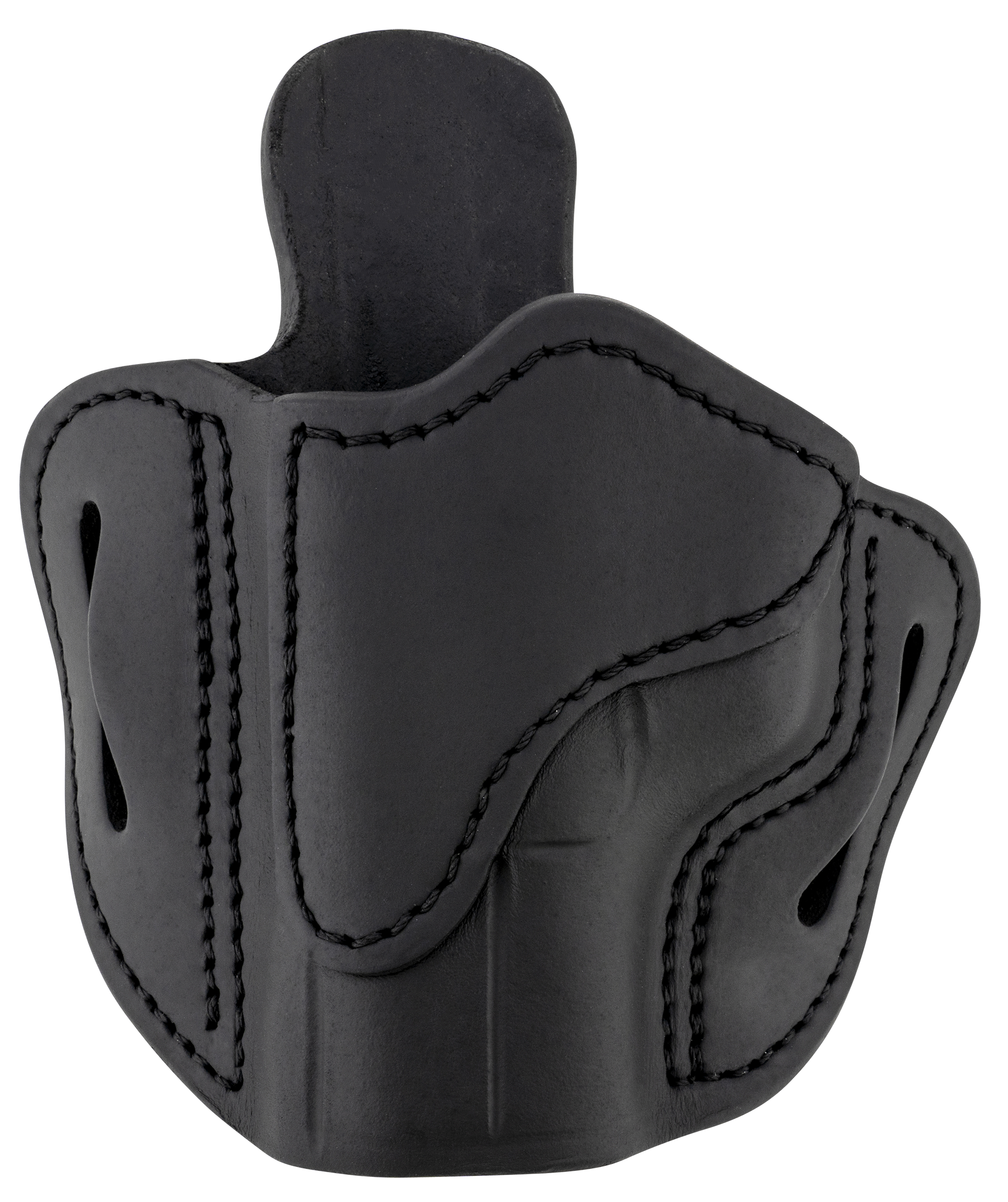 1791 Gunleather ORBH21SBLL BH2.1 Optic Ready OWB Size 2.1 Stealth Black Leather Belt Slide Compatible w/Glock 17/S&W M&P Shield/Springfield XD