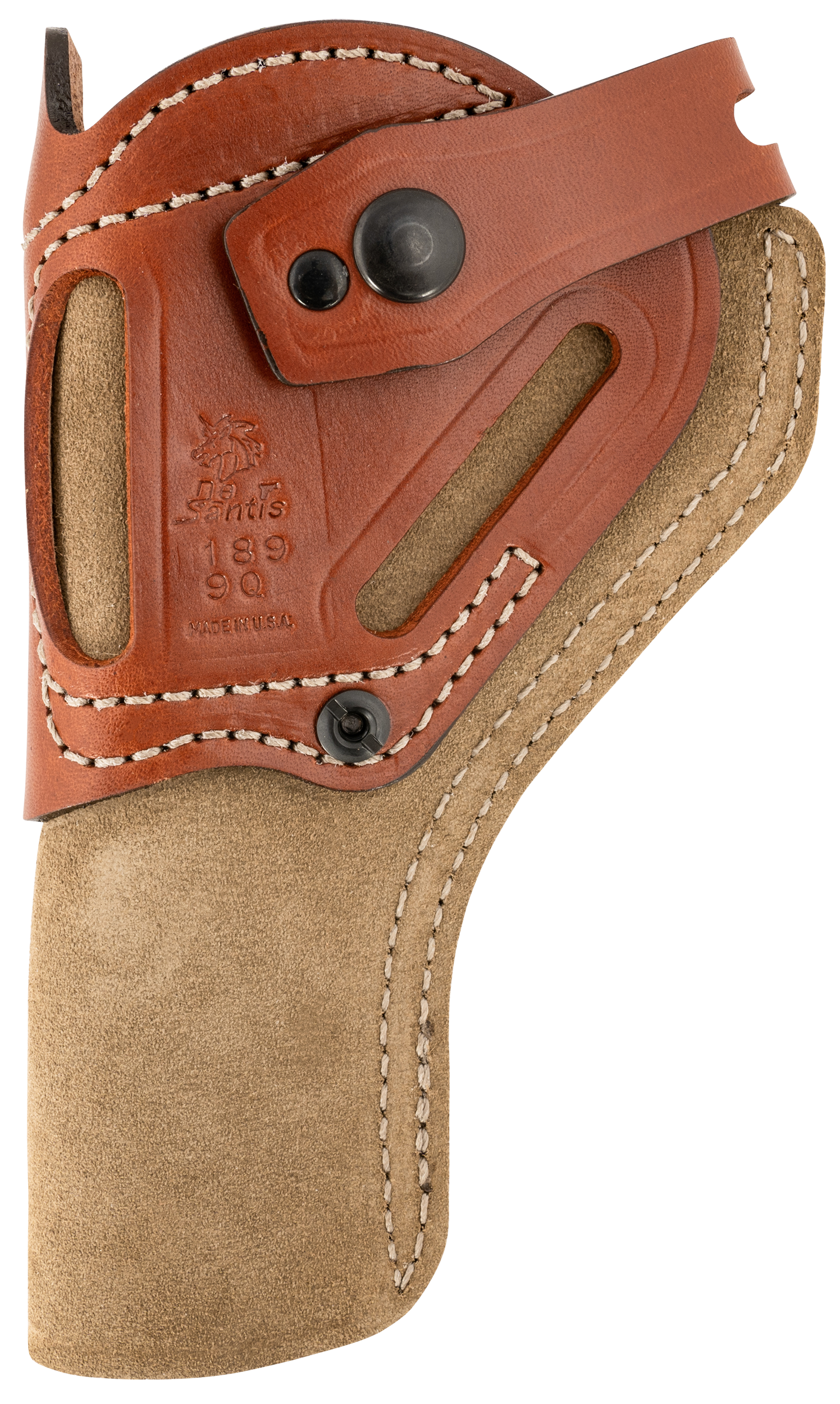 DeSantis Gunhide 189NJ9QZ0 Wild Hog  OWB Natural Leather Belt Fits Heritage Rough Rider and Ruger Wrangler Belt 1.75" Wide Ambidextrous