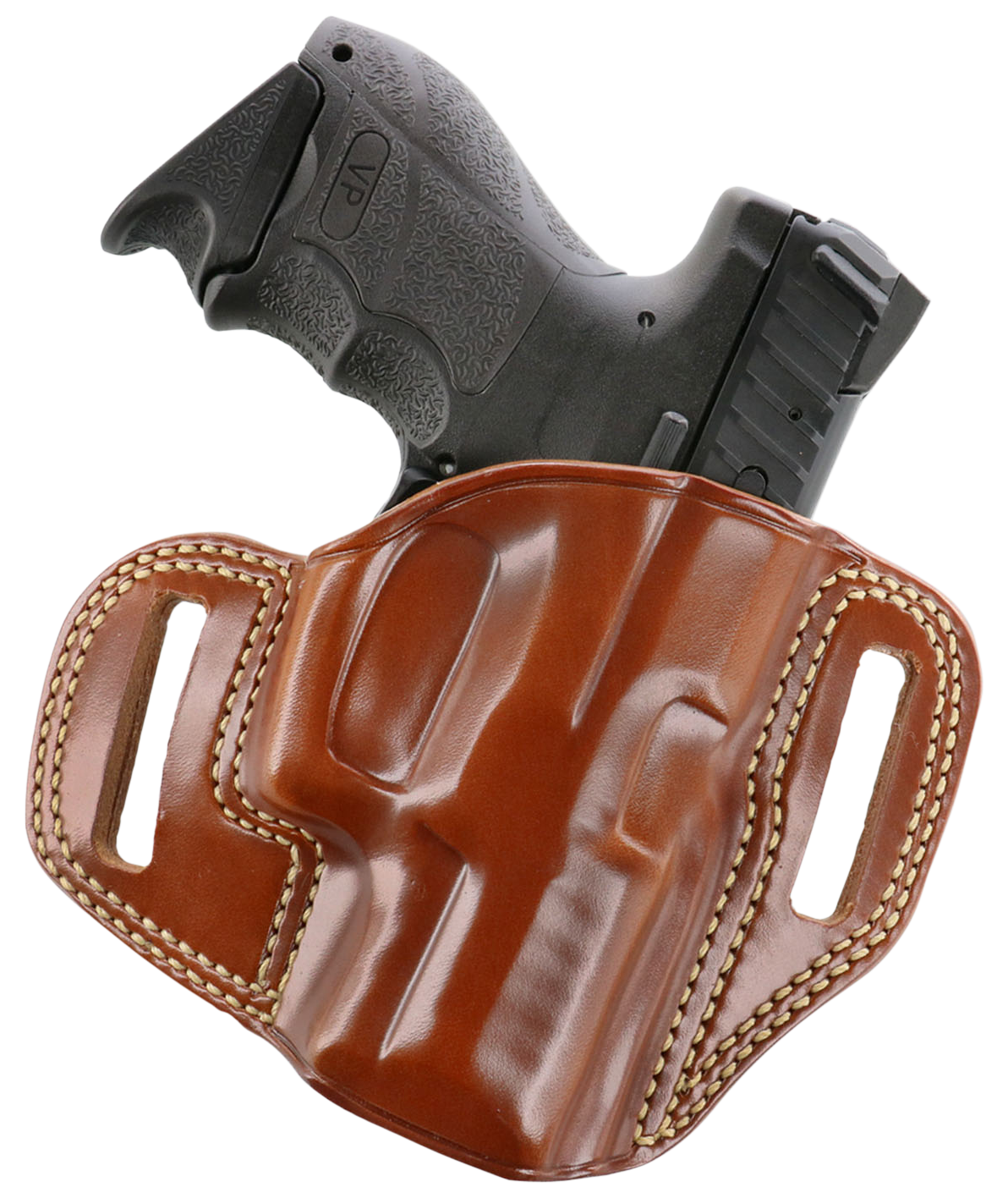 Galco CM854 Combat Master  OWB Tan Leather Belt Slide Fits HK VP9 Right Hand