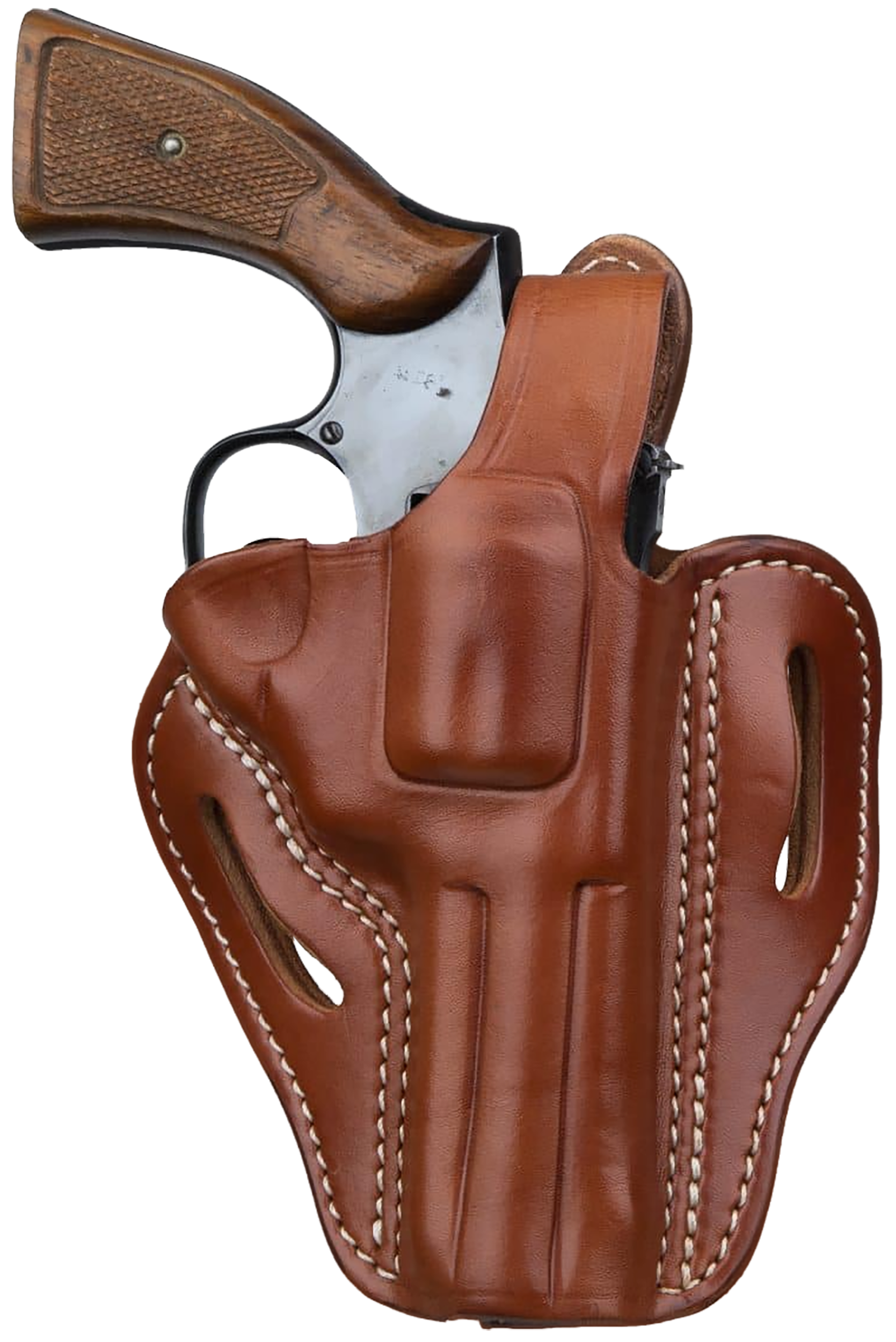 1791 Gunleather RVHX2CBRR RVHX-2  OWB Size 02 Classic Brown Leather Fits Up to 4" Barrel, K/L-Frame, Belt Slide Right Hand