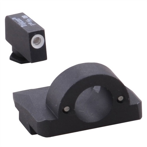 AmeriGlo GL126 Ghost Ring Sights for Glock Green Tritium Front Rear