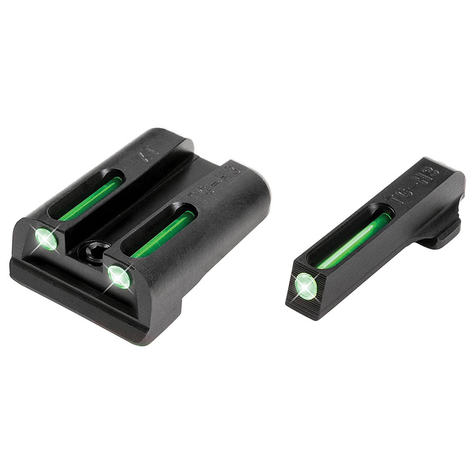 TruGlo TG131XT TFO  Green/Tritium/Fiber Optic Front Sight-Green/Tritium/Fiber Optic Rear Sight Springfield Armory XD