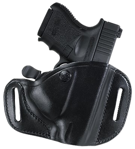 Bianchi 22156 82 CarryLok  OWB Size 11D Black Leather Belt Slide Compatible w/Glock 26/27/Ruger Max-9/Taurus GX4 Belt Up to 1.75" Wide Right Hand