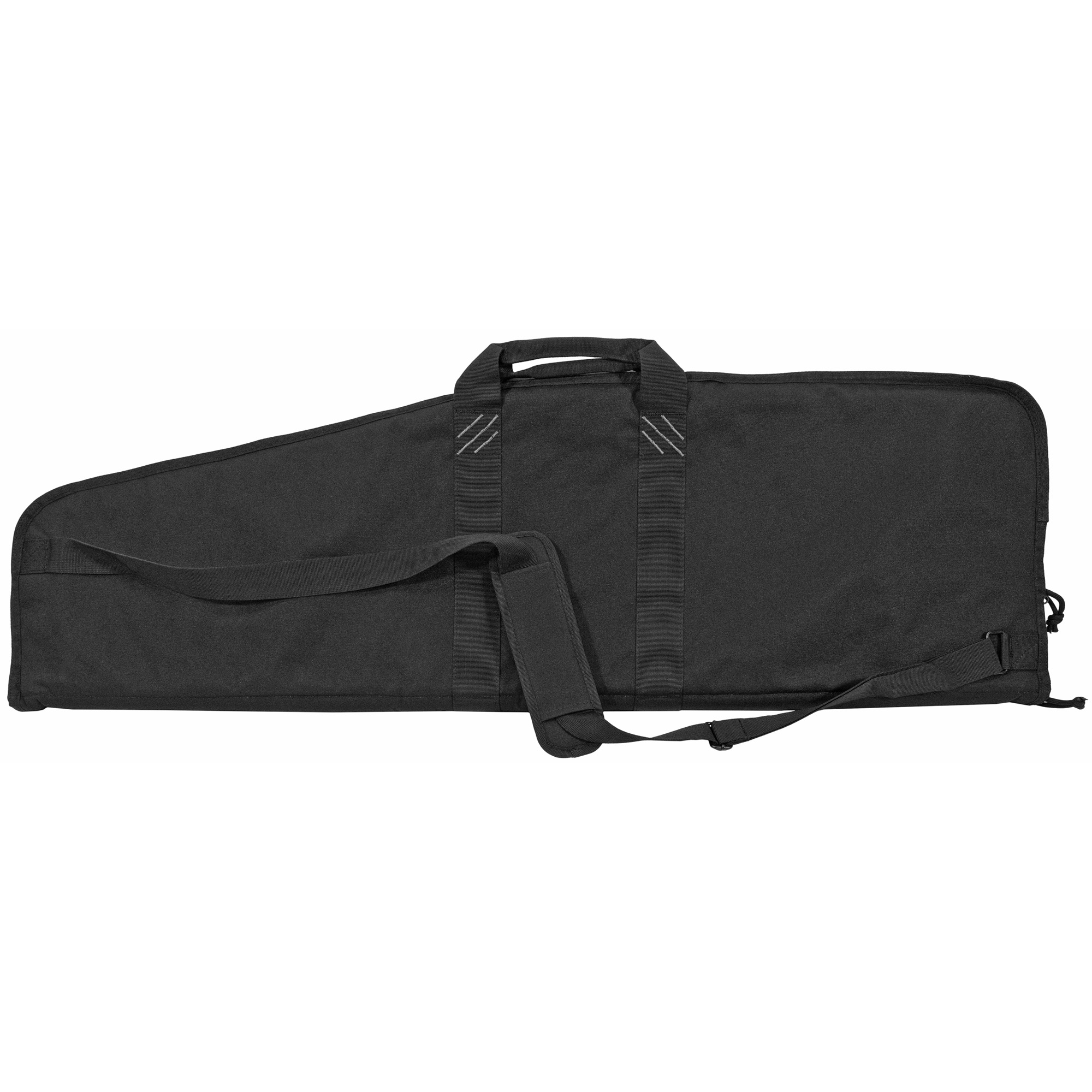 GPS Bags SRC42 Single Rifle Case Black 600D Polyester w/ Mag Pouch Lockable Zippers & Fleece-Lining