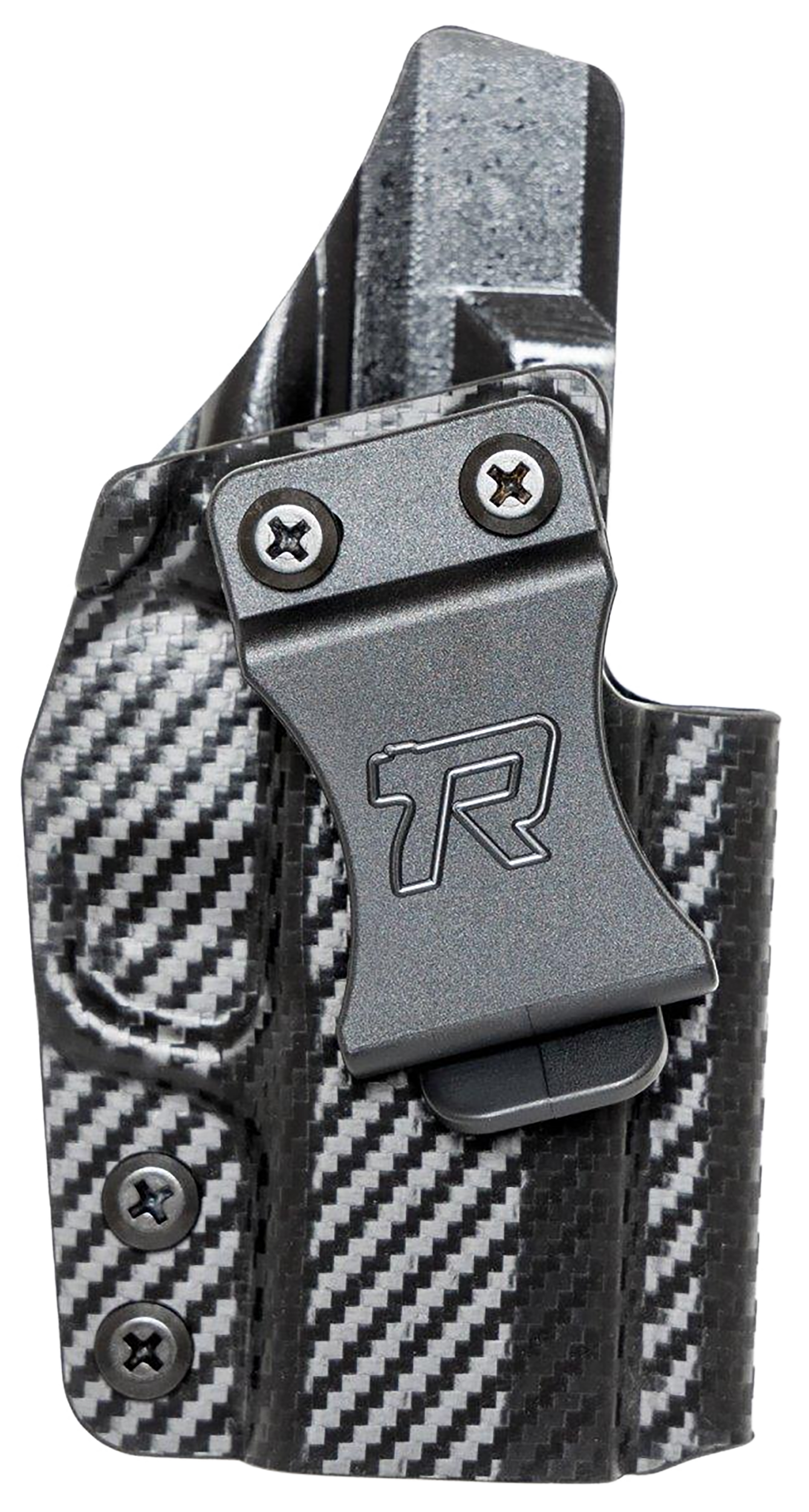 Rounded Gear TRSG3CCFRHVAR Kydex  IWB Black Kydex Fits Taurus G3C Belt Clip Right Hand