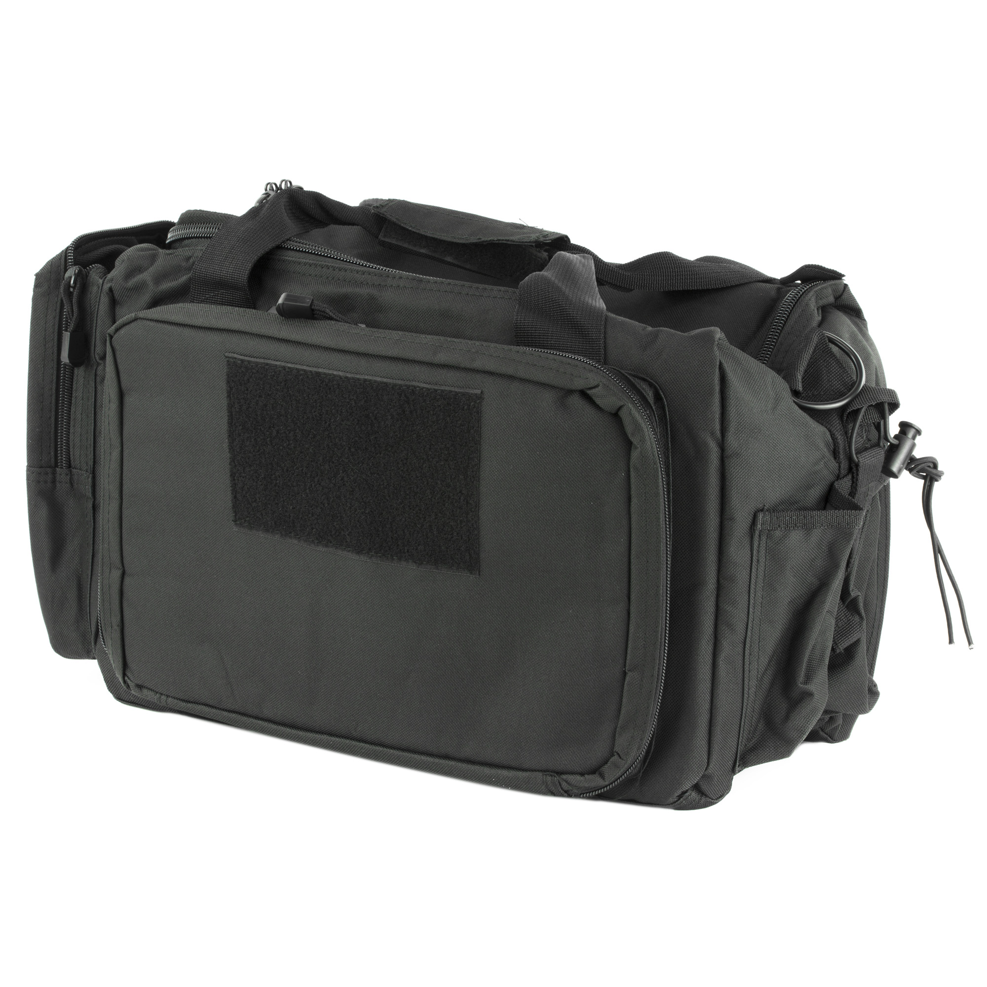 NcStar CVCRB2950B VISM Competition Range Bag with Padded Side Pockets, Lockable Zippers, Mag Pockets, Large D-Rings, Wide Padded Shoulder Strap & Black Finish
