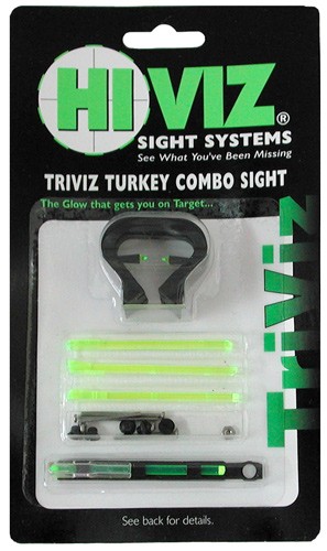 HIVIZ TriViz Front Rear Shotgun Sight Set Green Litepipes Vent Rib Us Made