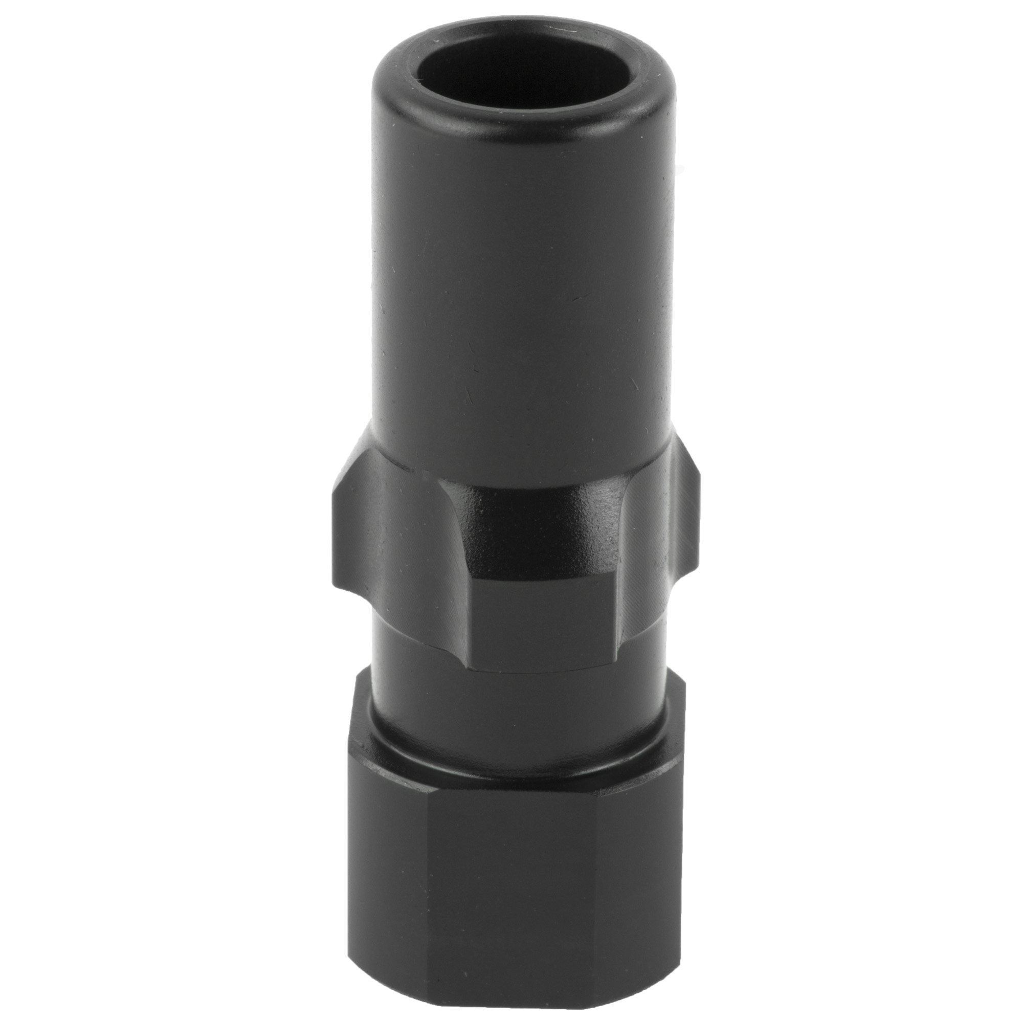 Griffin Armament 3L1351LH 3-Lug 9mm Luger M13.5x1 LH Adapter 17-4 Stainless Steel Melonite
