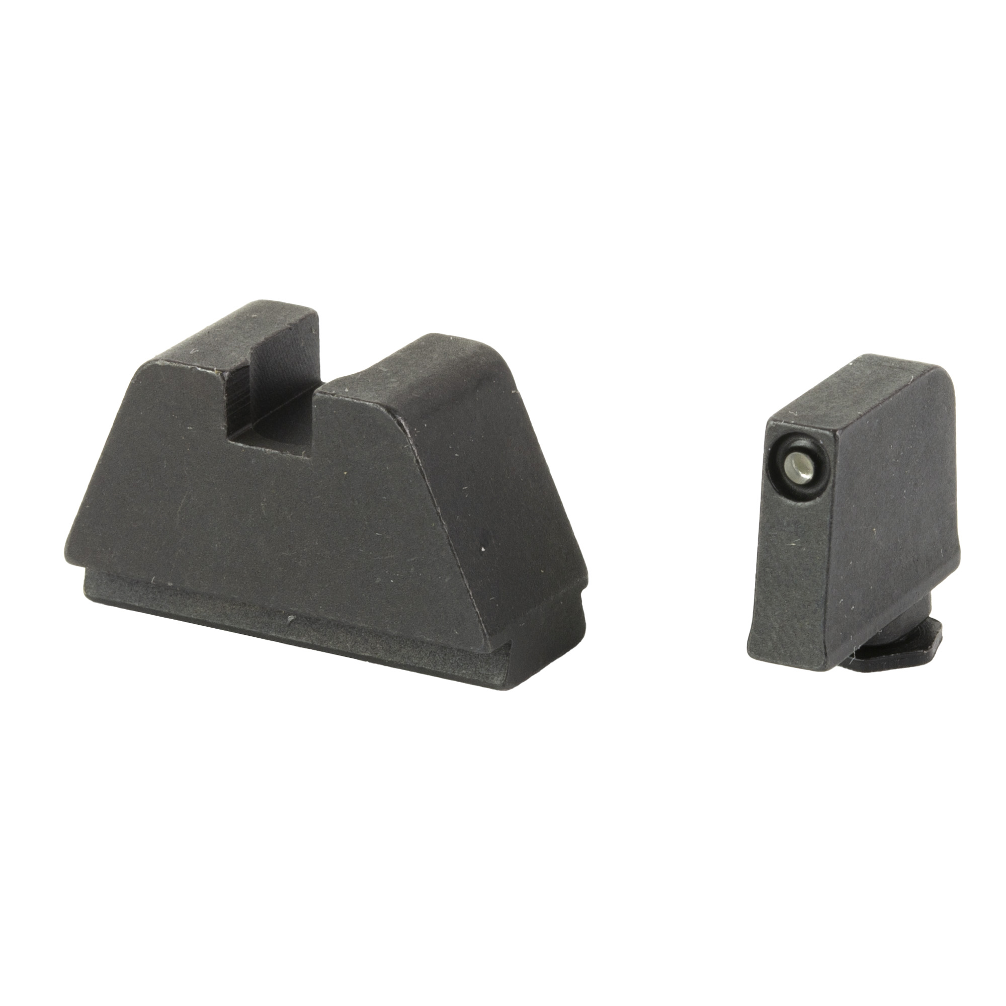 AmeriGlo GL811 Optic Compatible Glock Sight Set Green Tritium Outline Front