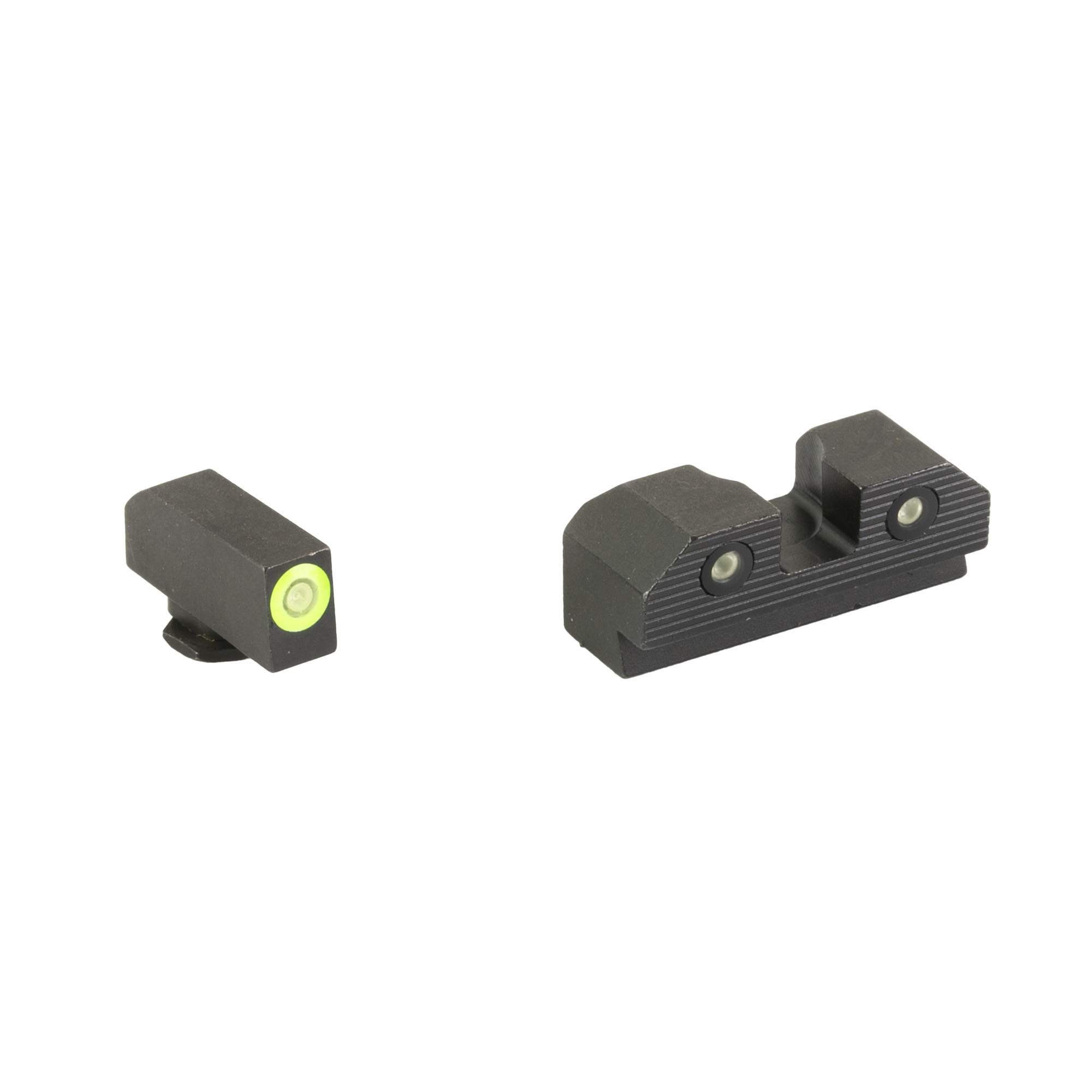 Xs Sights GLR201P6G R3D 2.0 Night Sights Glock Green Tritium Front Green Rear