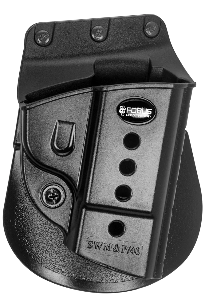 Fobus SWMPRP Passive Retention Evolution OWB Black Polymer Roto Paddle Fits S&W M&P Right Hand