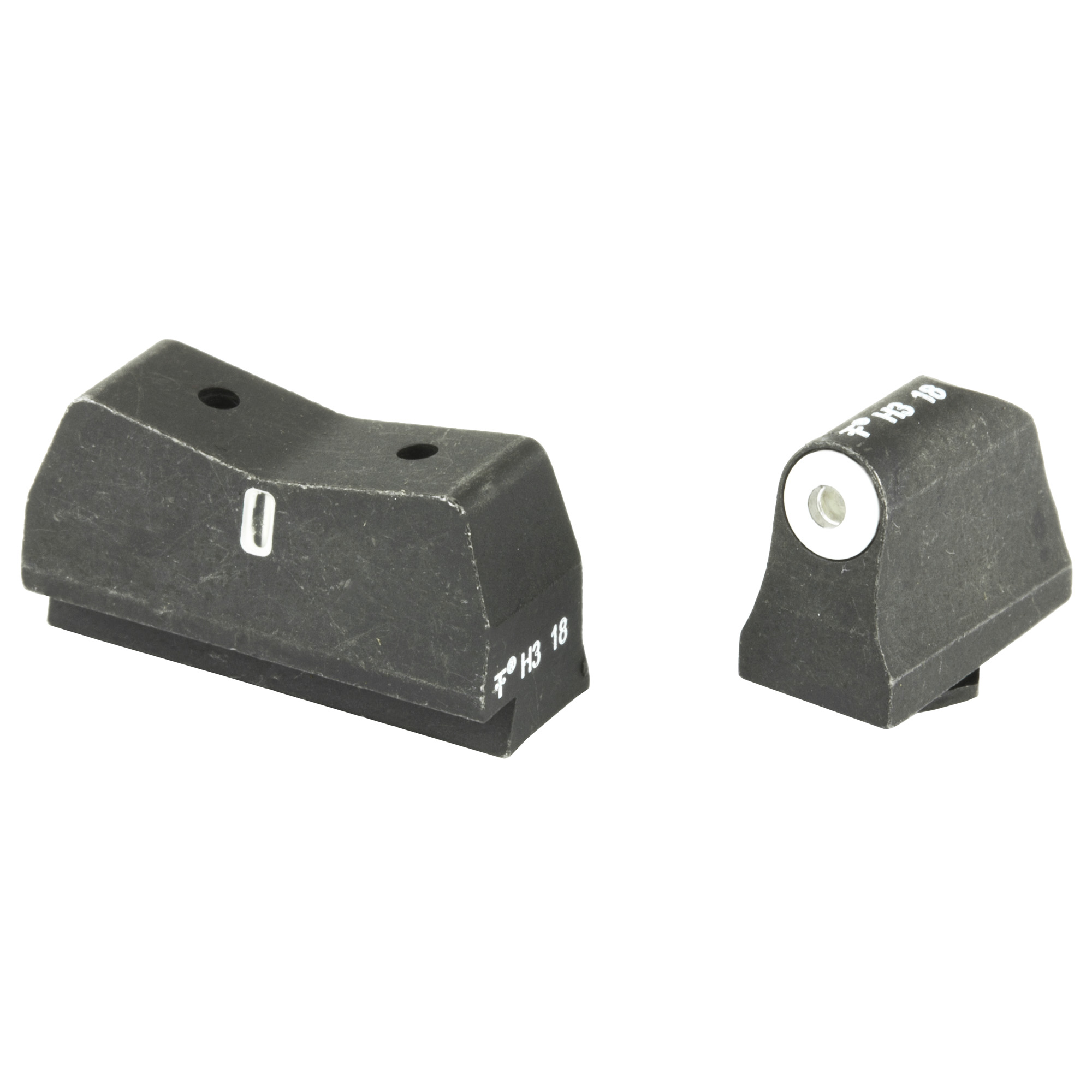 XS Sights Dxt Big Dot Suppressor High Sights White Glock 17 19 22 23 24 26 27 31