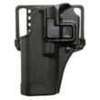 Blackhawk 410524BKR Serpa CQC OWB Size 24 Matte Black Polymer Belt Loop/Paddle Fits Walther P99 Right Hand