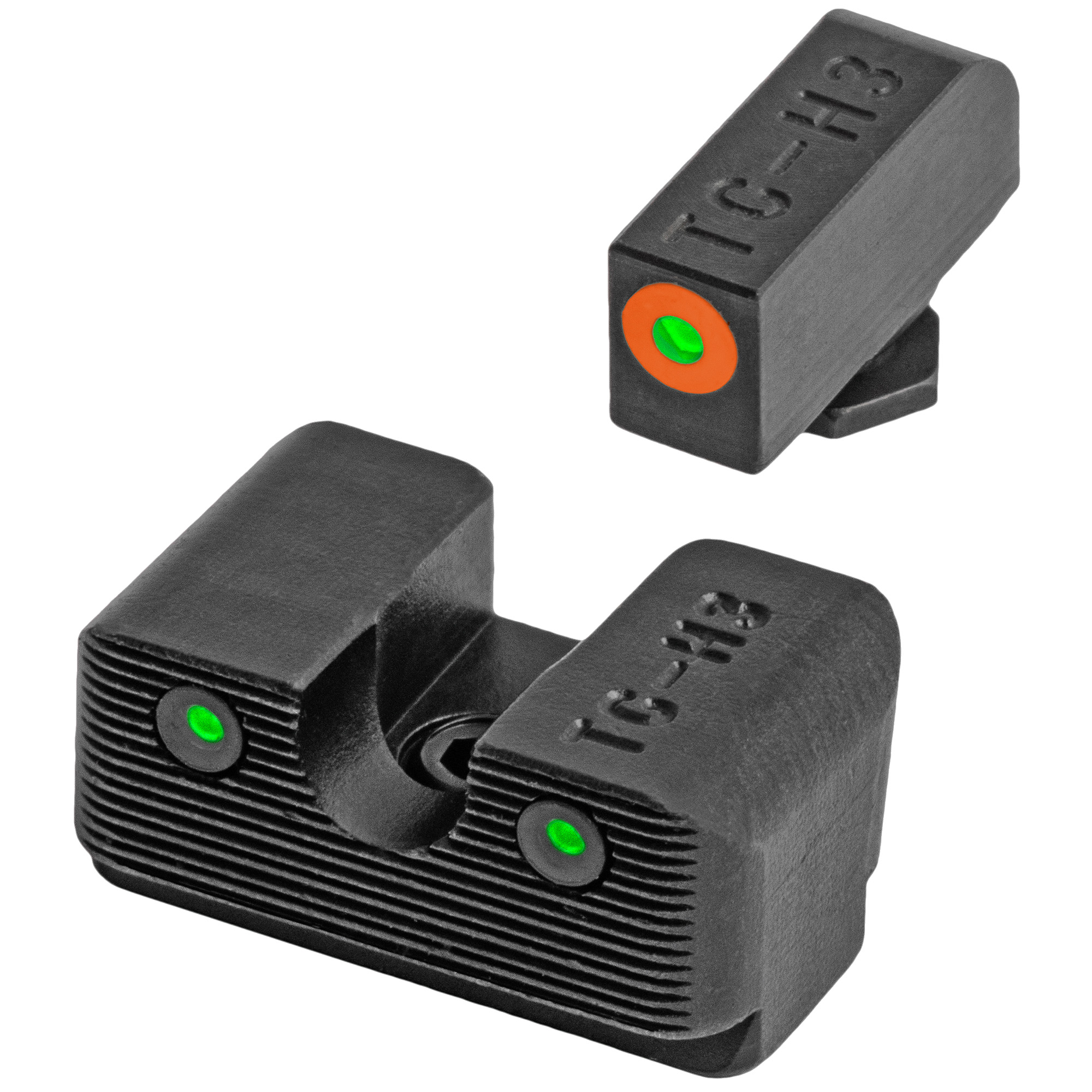 Truglo Tritium Pro Handgun Sights Glock High Set for Glock Handguns