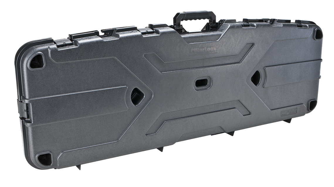Plano 151200 Pro-Max Side-By-Side Rifle w/ PillarLock Black Holds 2 Scoped Rifles