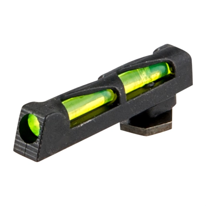 HIVIZ LiteWave Handgun Front Sight for Glock Green Red White Factory Rear Sight Compatible