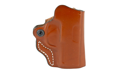 DeSantis Gunhide 019TA8JZ0 Mini Scabbard  OWB Tan Leather Belt Slide Fits Sig P365 Right Hand