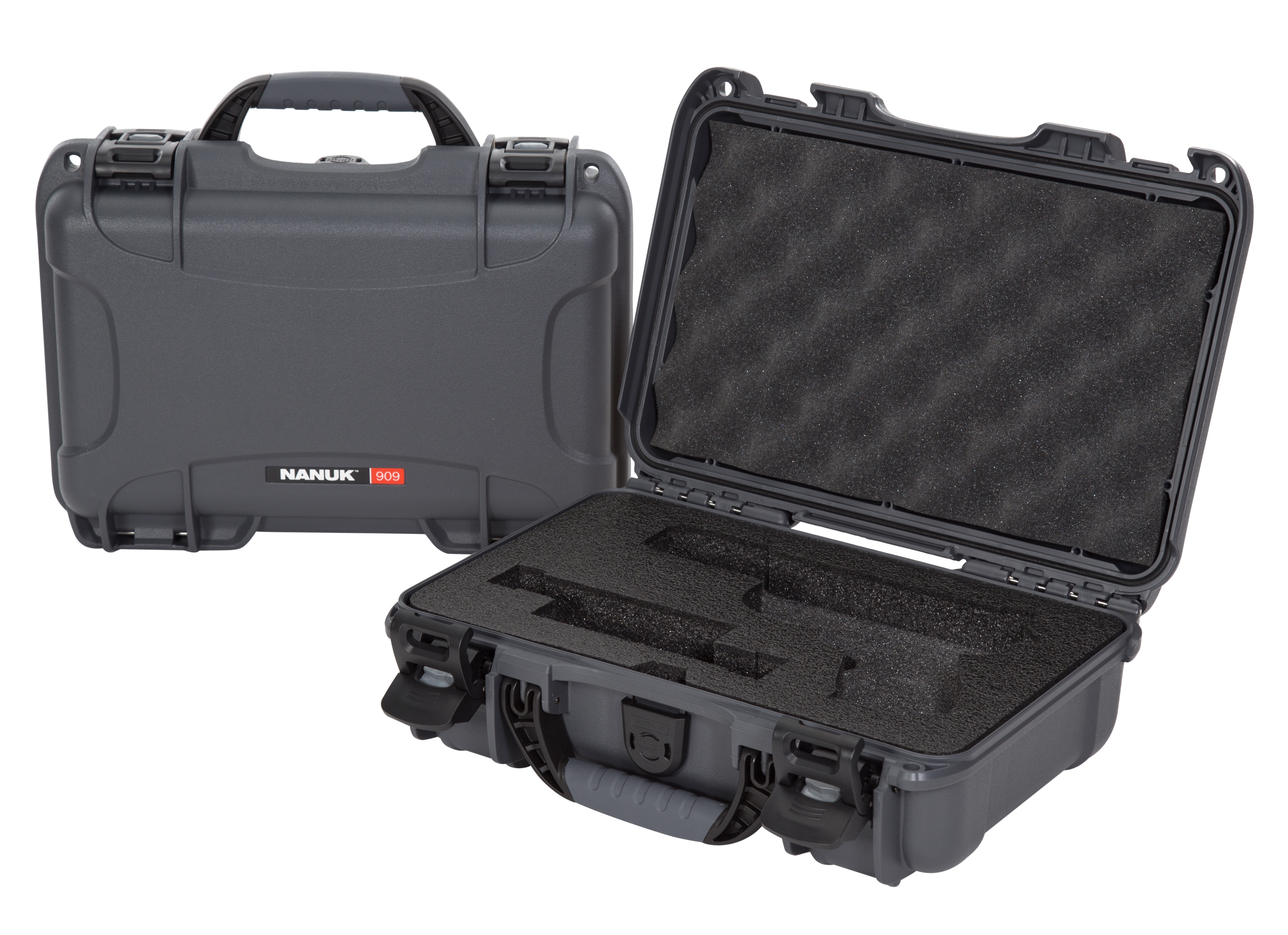 Nanuk 909GLOCK7 909  Graphite Resin Compatible w/Glock