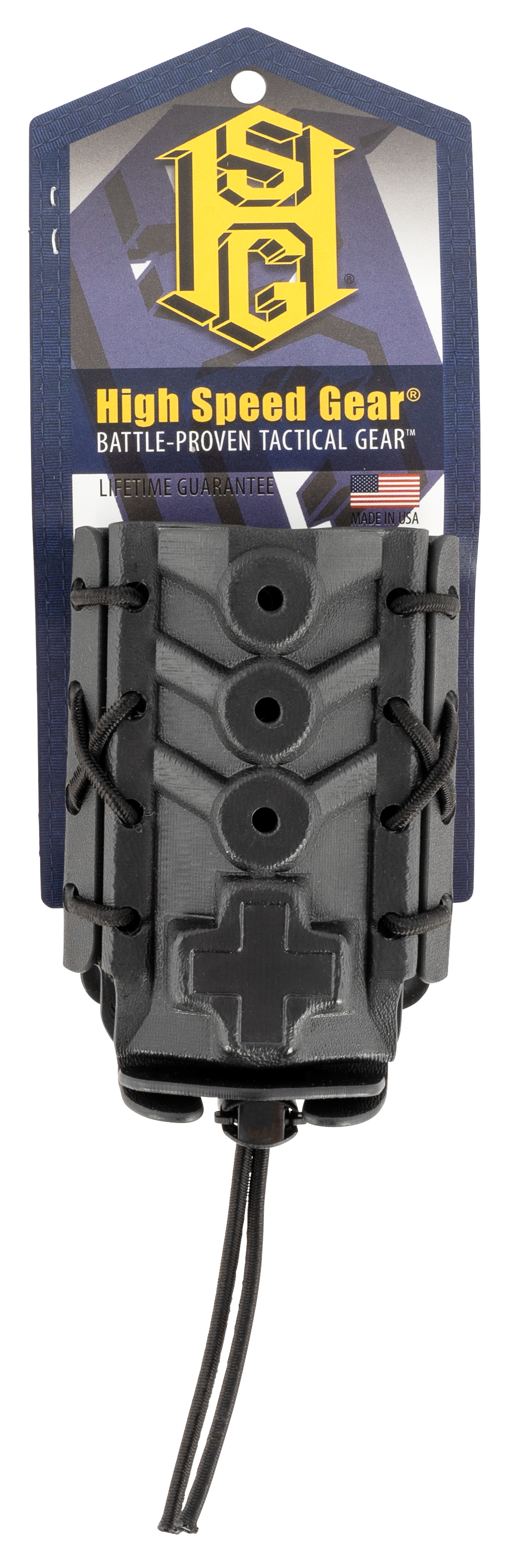 High Speed Gear 11TQK0BK Tourniquet TACO  Black Kydex, 2" Belt Clip/MOLLE U-Mount, Compatible w/ Most Tourniquets