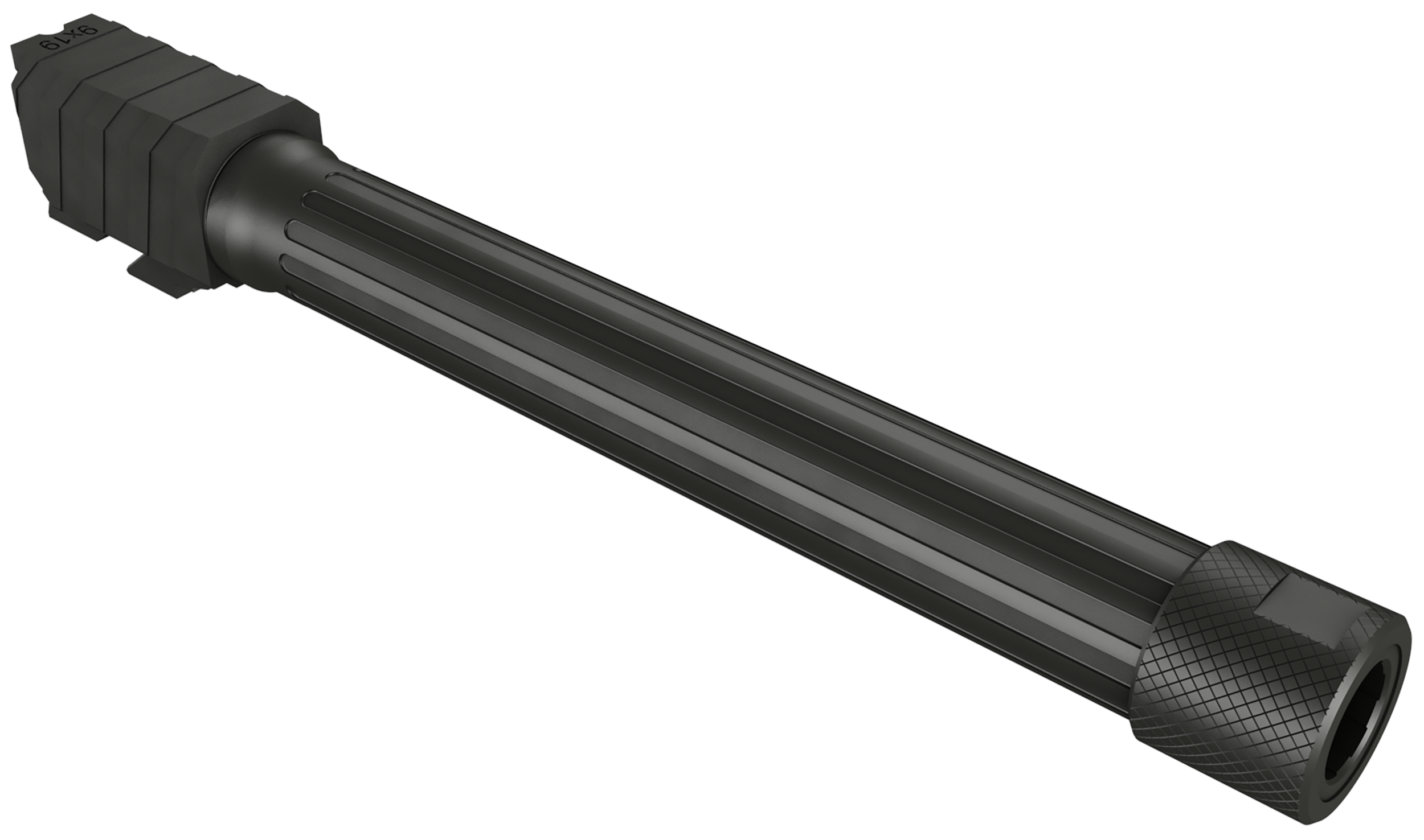 Century Arms PACN0023 Mete SFX  9mm Luger Black Steel Fluted/Threaded Match Grade Barrel Fits Mete, SFX Mete, SFX Pro