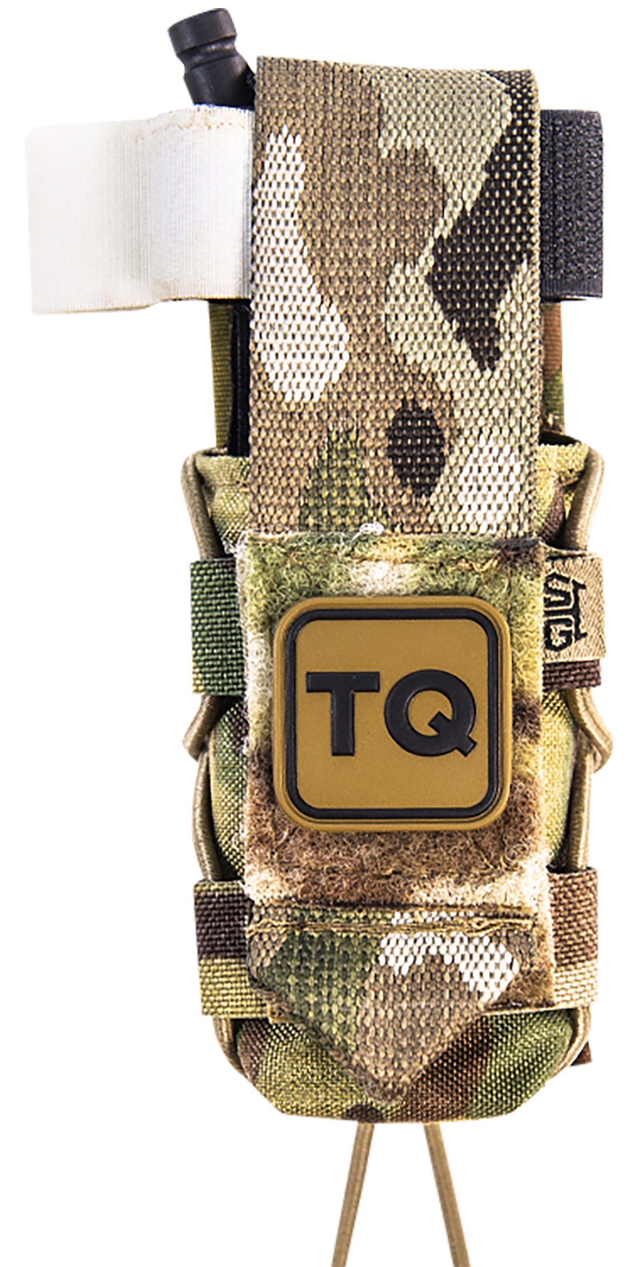 High Speed Gear 11TQ00MC TACO  Tourniquet Pouch, Multi-Cam Nylon with Velcro Closure, Fits MOLLE, Compatible with Most Windlass-Style Tourniquets, Includes TQ Patch