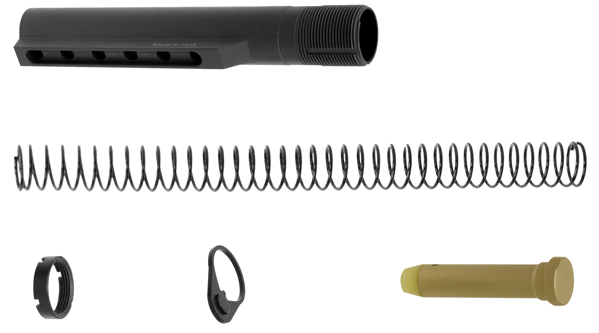 Utg Pro TLU001KIT Receiver Extension Kit Mil Spec Ar-15 6 Position Hardcoat