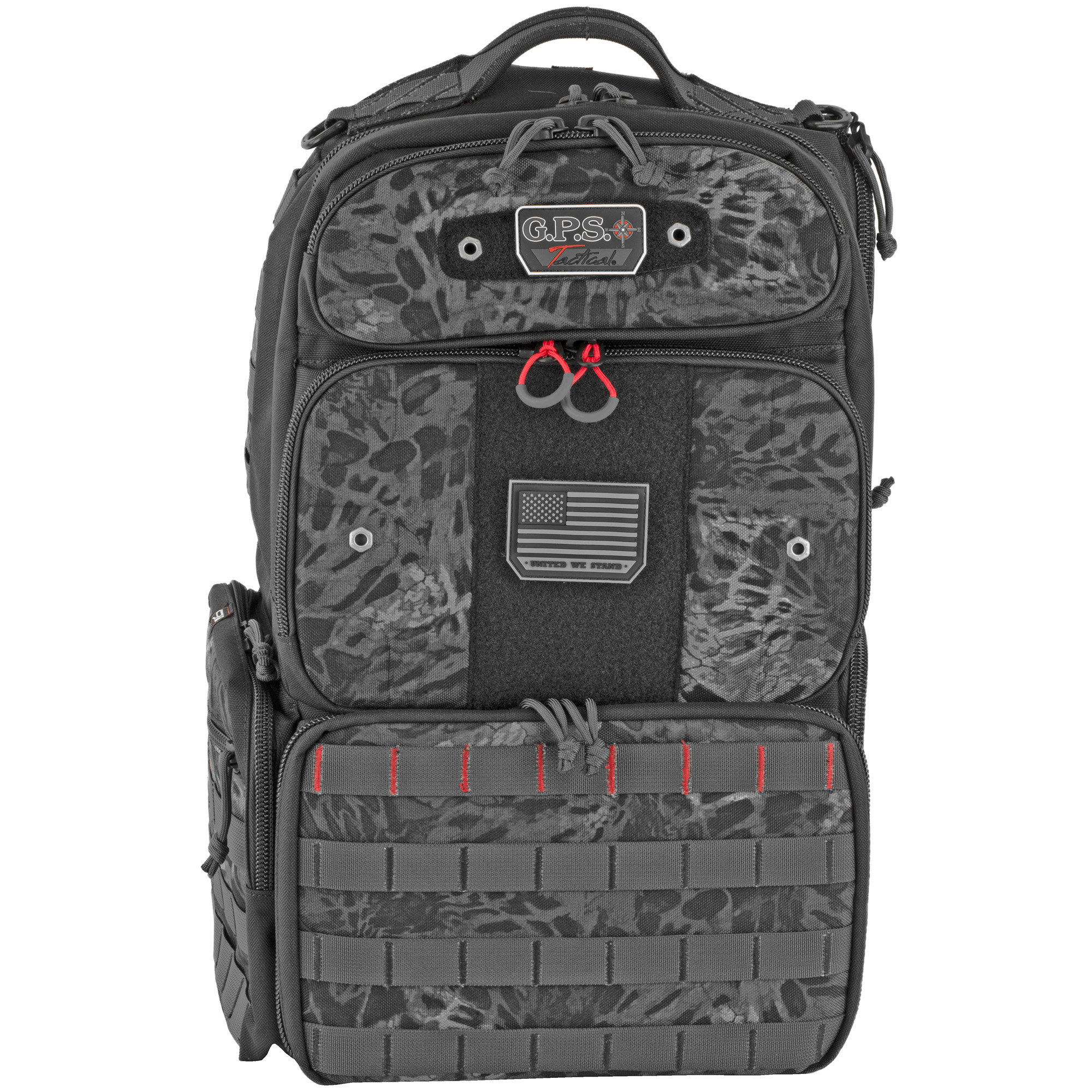 GPS Bags T1913BPP Tactical Backpack PRYM1 Blackout 1000D Polyester 4 Handguns