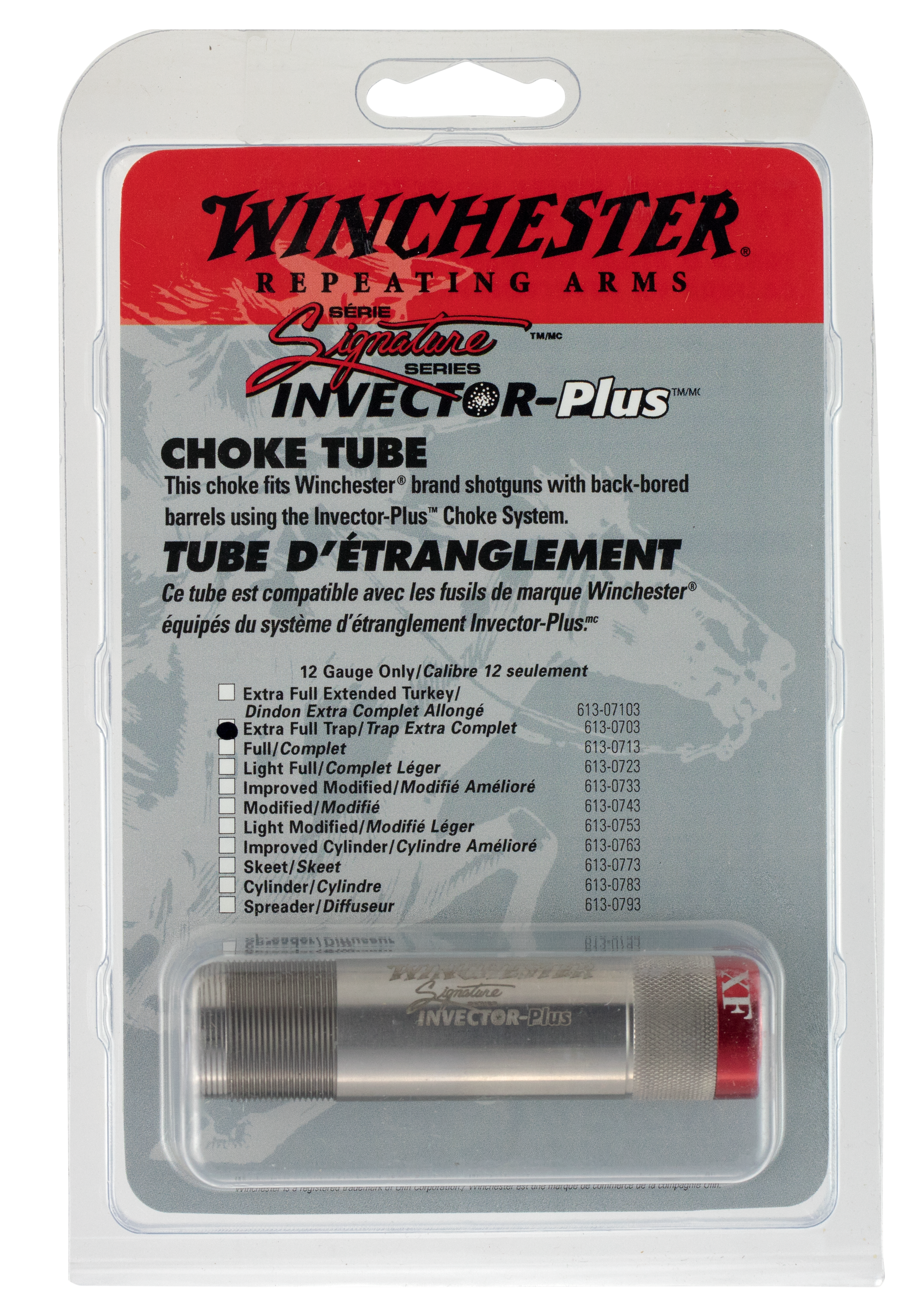 Winchester Invector Plus Signature 12 Gauge Light Modified Choke Tube 17-4 Stainless Steel