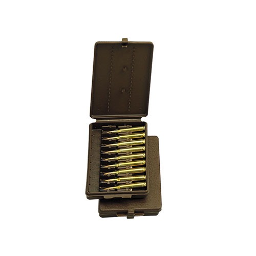 MTM Case-Gard W-9-LM-70 Ammo Wallet  Rifle Multi-Caliber 9rd Brown Polymer