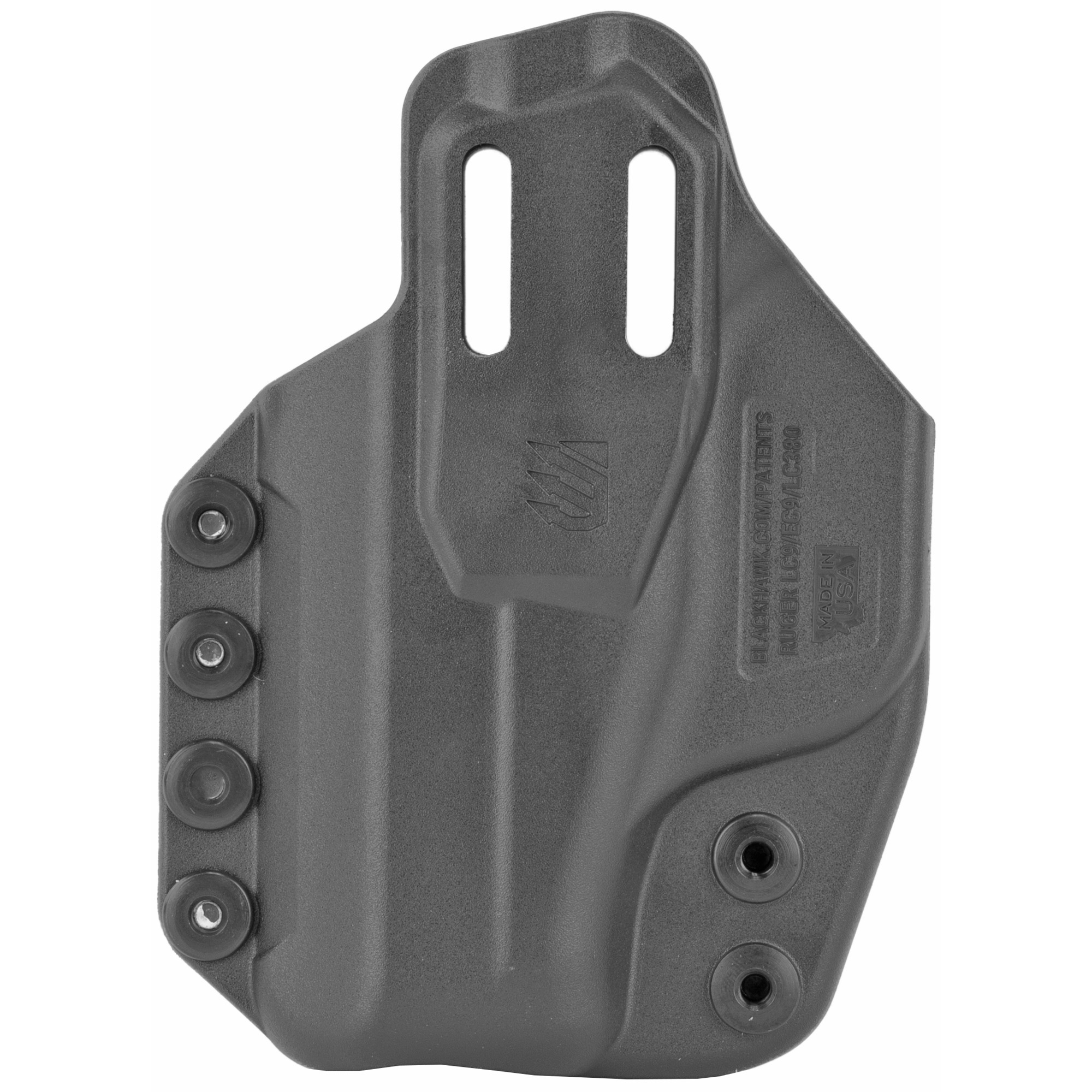 Blackhawk 416049BK Stache IWB Size 49 Black Polymer Belt Clip Fits Ruger LC9/EC9/LC380 Ambidextrous