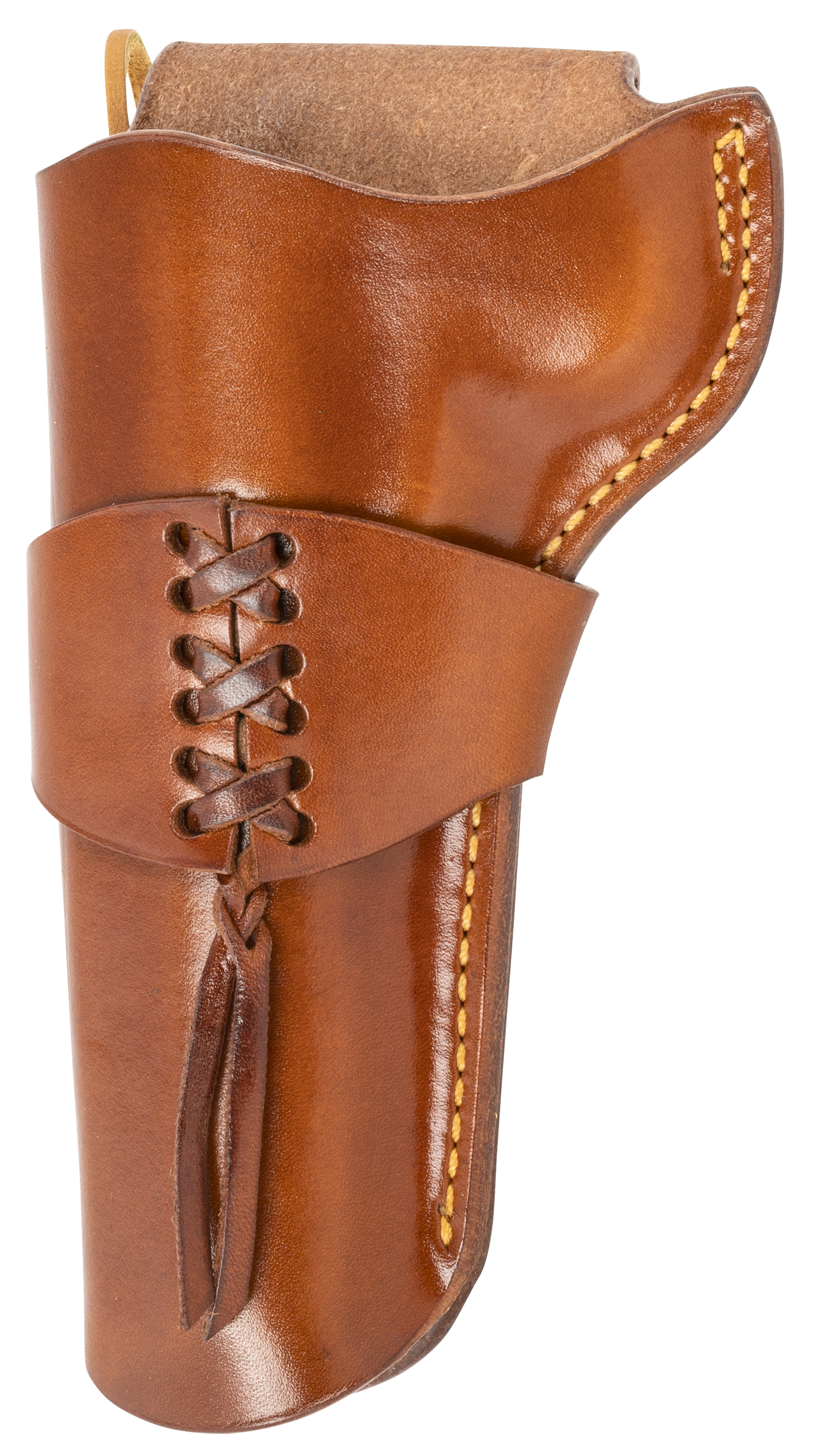 Galco WWR321 Wrangler  OWB Tan Leather Belt Loop Fits Ruger Wrangler Compatible w/ Wrangler Cartridge Belt