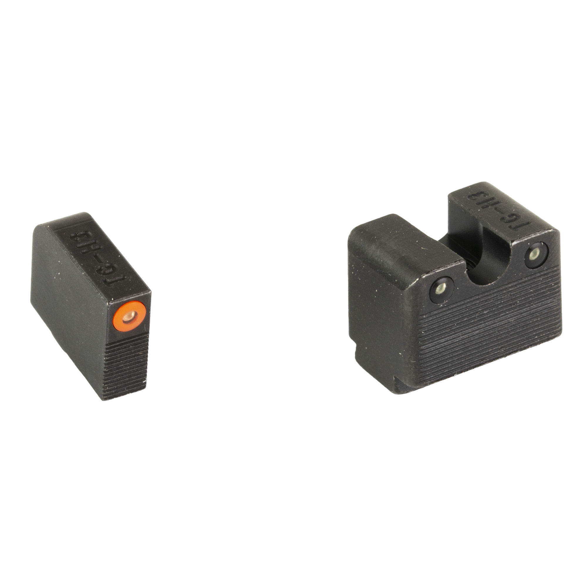 TruGlo TGTG231G3MC Tritium Pro  Black | Green Tritium Orange Outline Front Sight Green Tritium Rear Sight