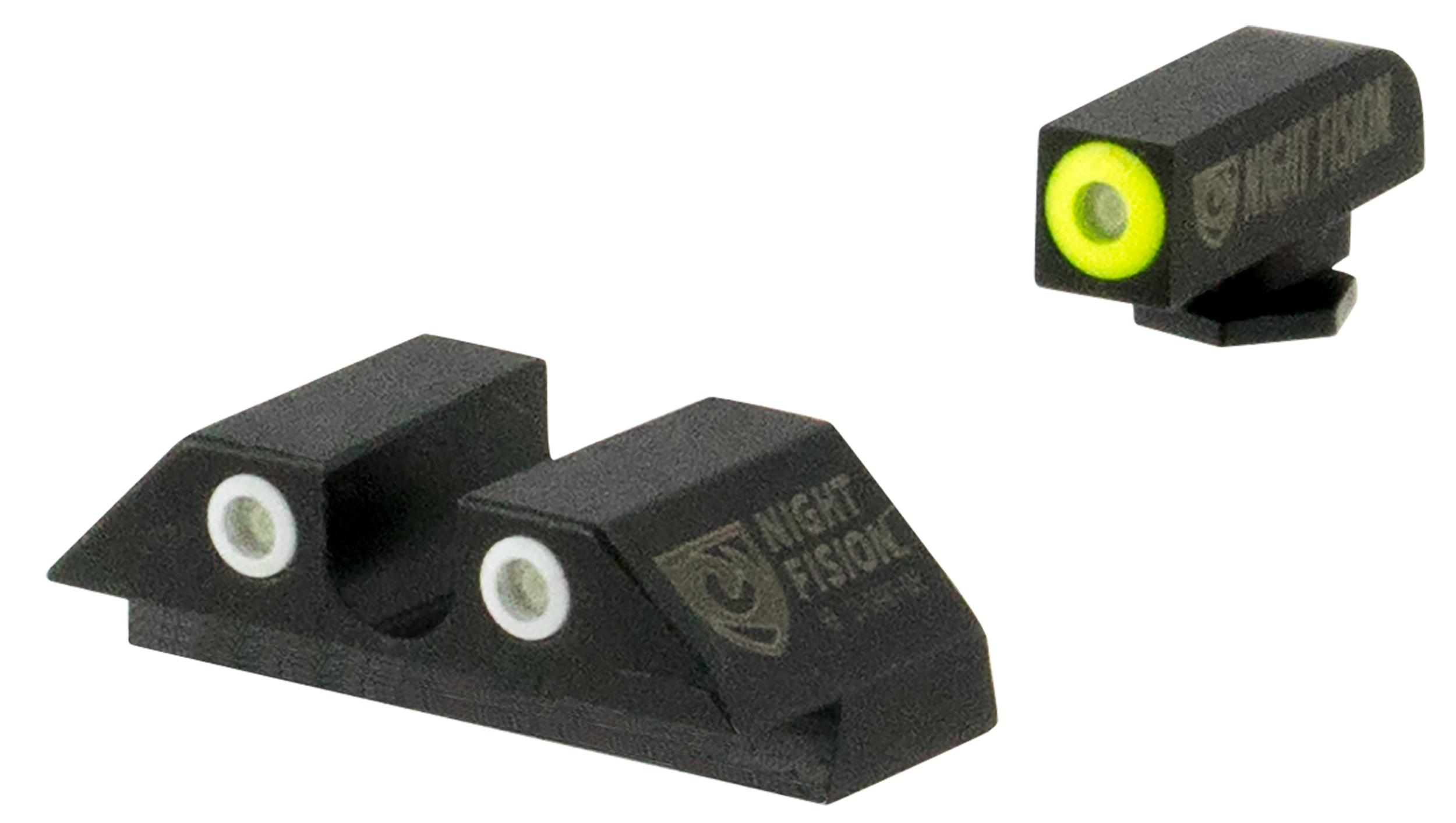 Night Fision Glock Tritium Front Green Yellow Outline Sights for Glock 20 21 29 30 36 40 41