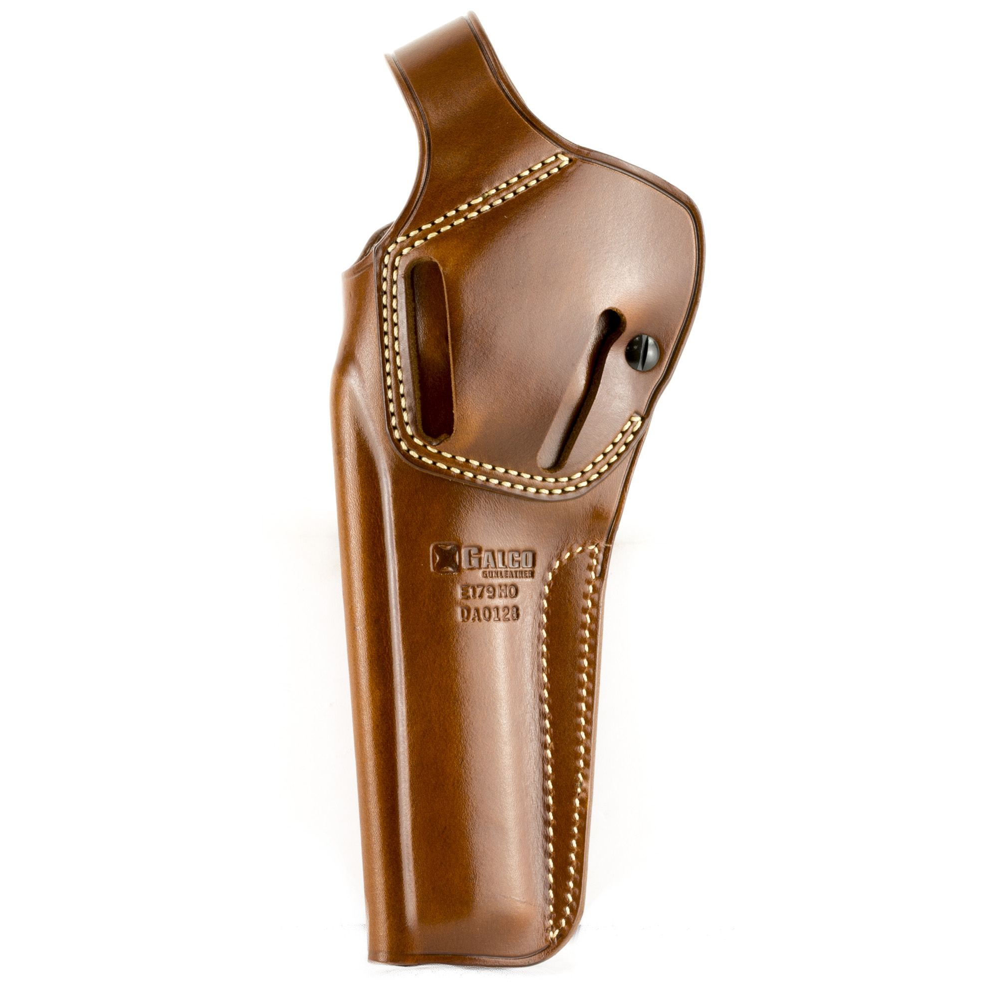 Galco DAO128 DAO  OWB Tan Leather Belt Slide Fits S&W N Frame Right Hand