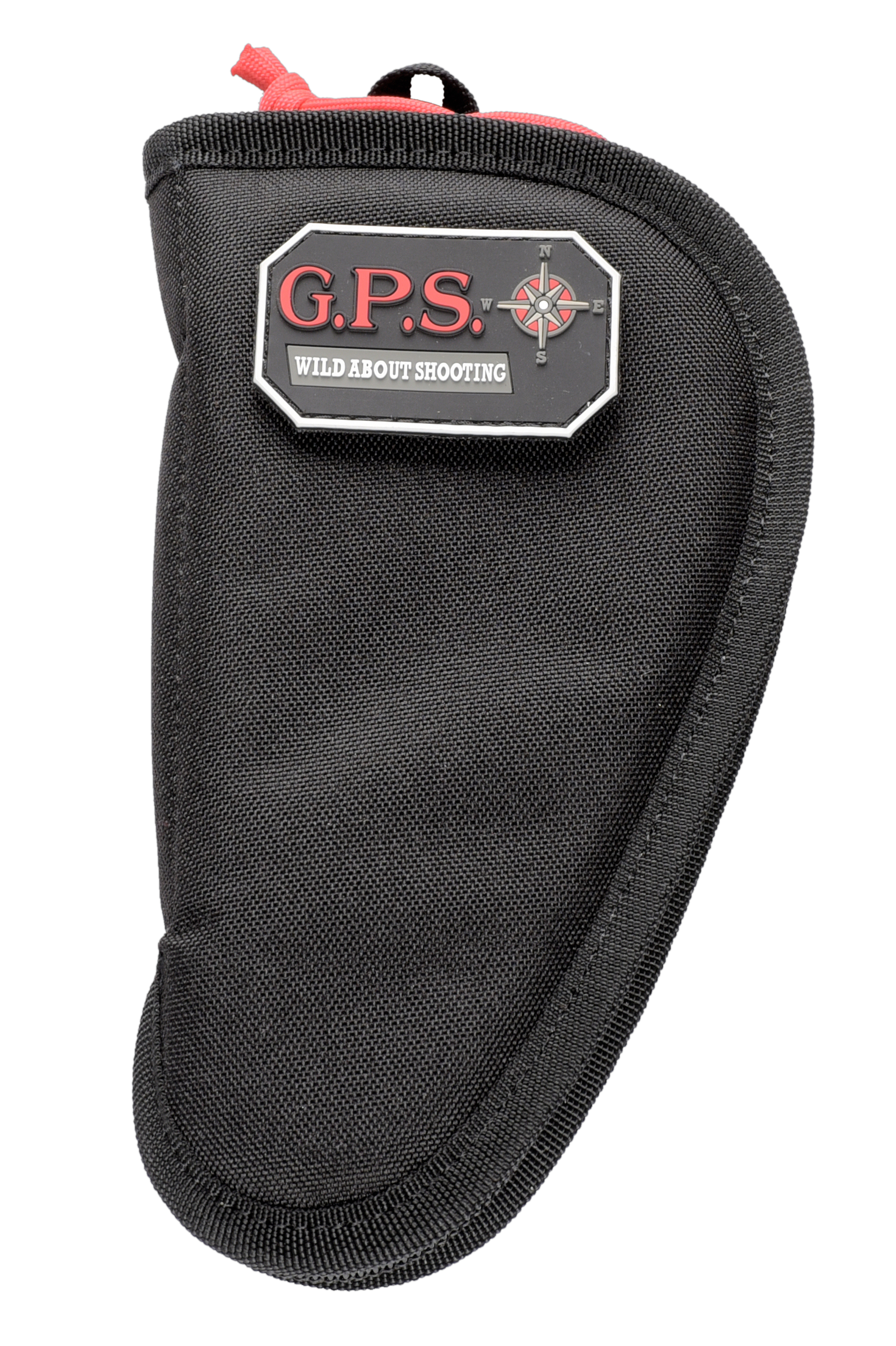 GPS Bags 855CPCB Contoured Discreet Case w/ Lockable Zippers & Black Finish for Compact & Subcompact 3" Barrel or Less                                                                                  