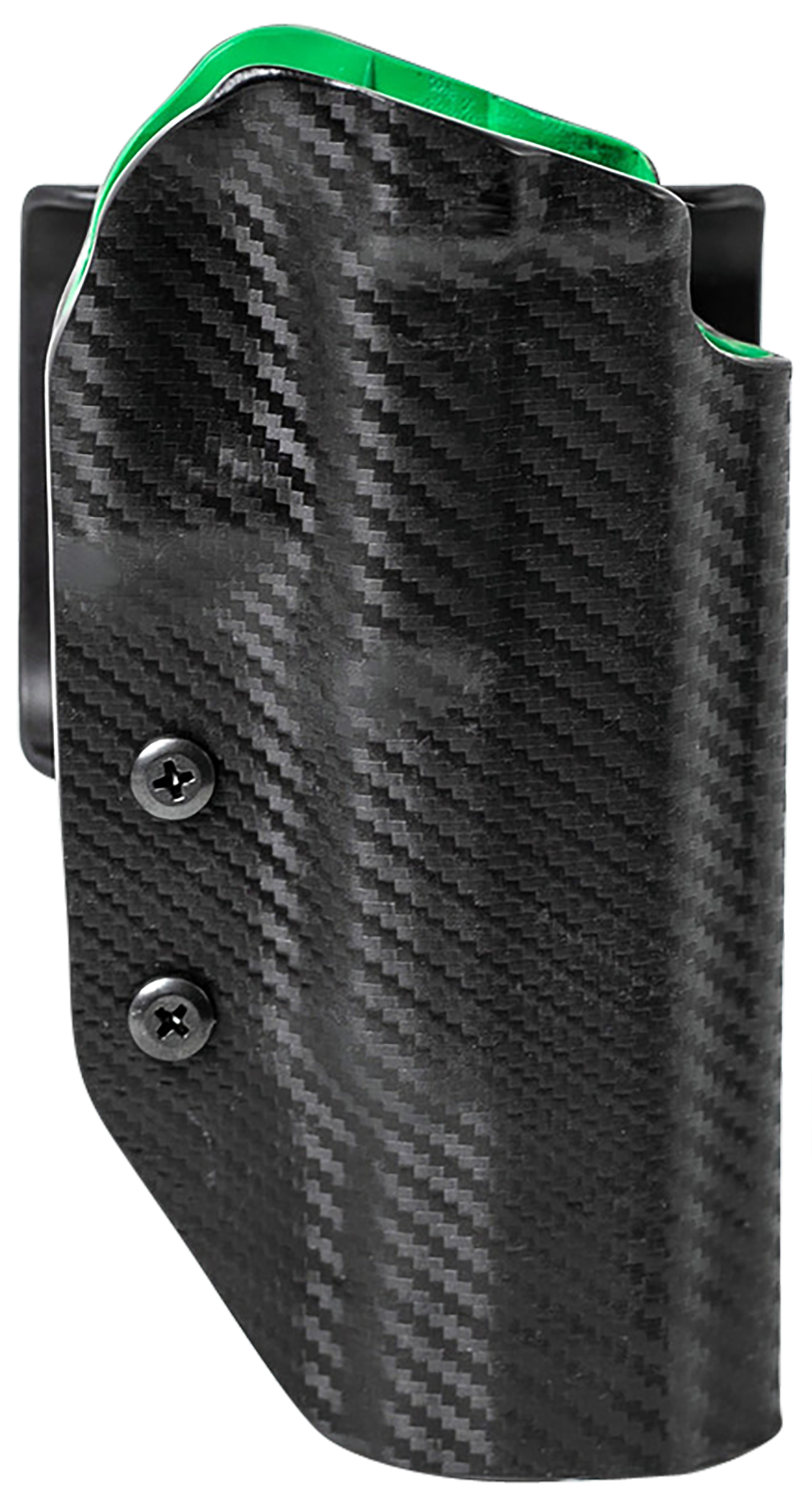 Uncle Mike's 54RNC95BGR Range/Competition Holster OWB Black/Green Carbon Fiber/Boltaron Belt Slide Fits Ruger MKIV 22/45 Right Hand