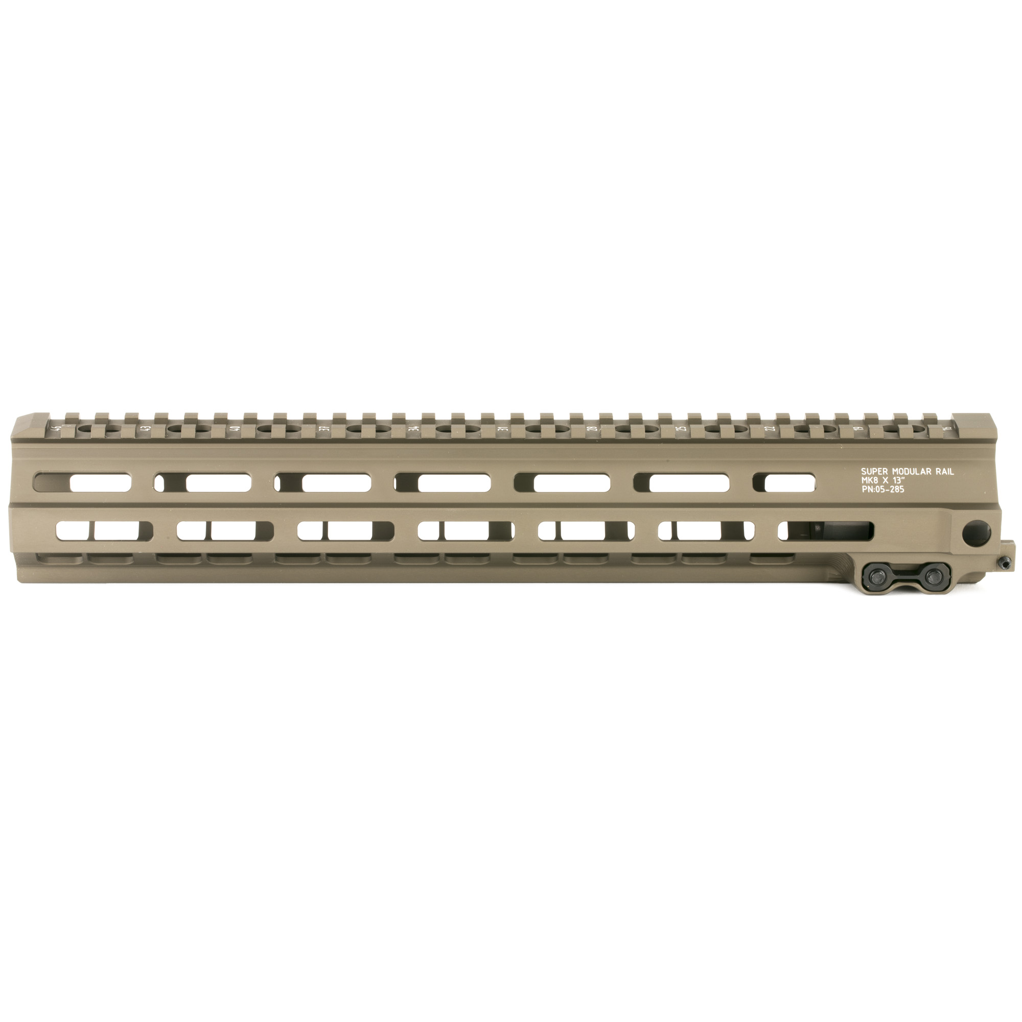Geissele Automatics Super Modular Rail MK8 13.50" M-LOK Desert Dirt Aluminum